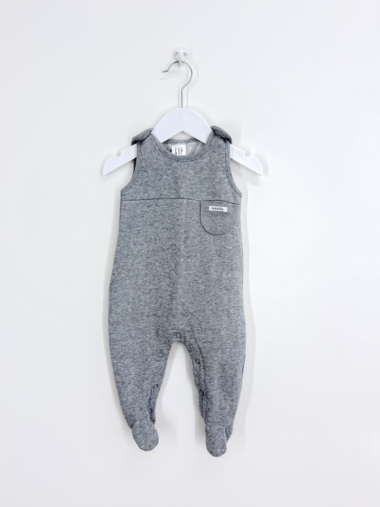Vintage Gap fleece jersey romper '01 (3-6m)