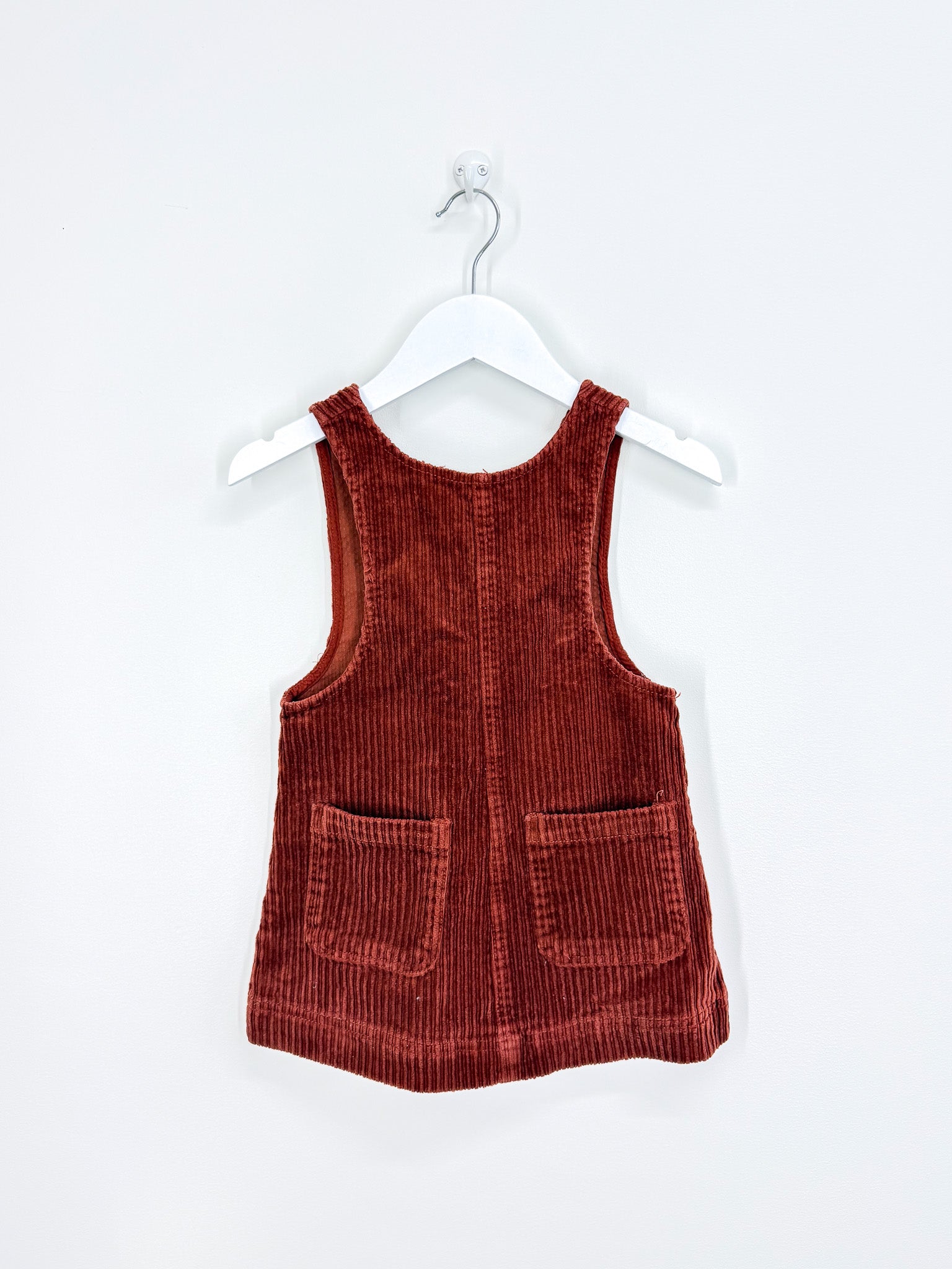 Seed cord pinafore dress (3y)