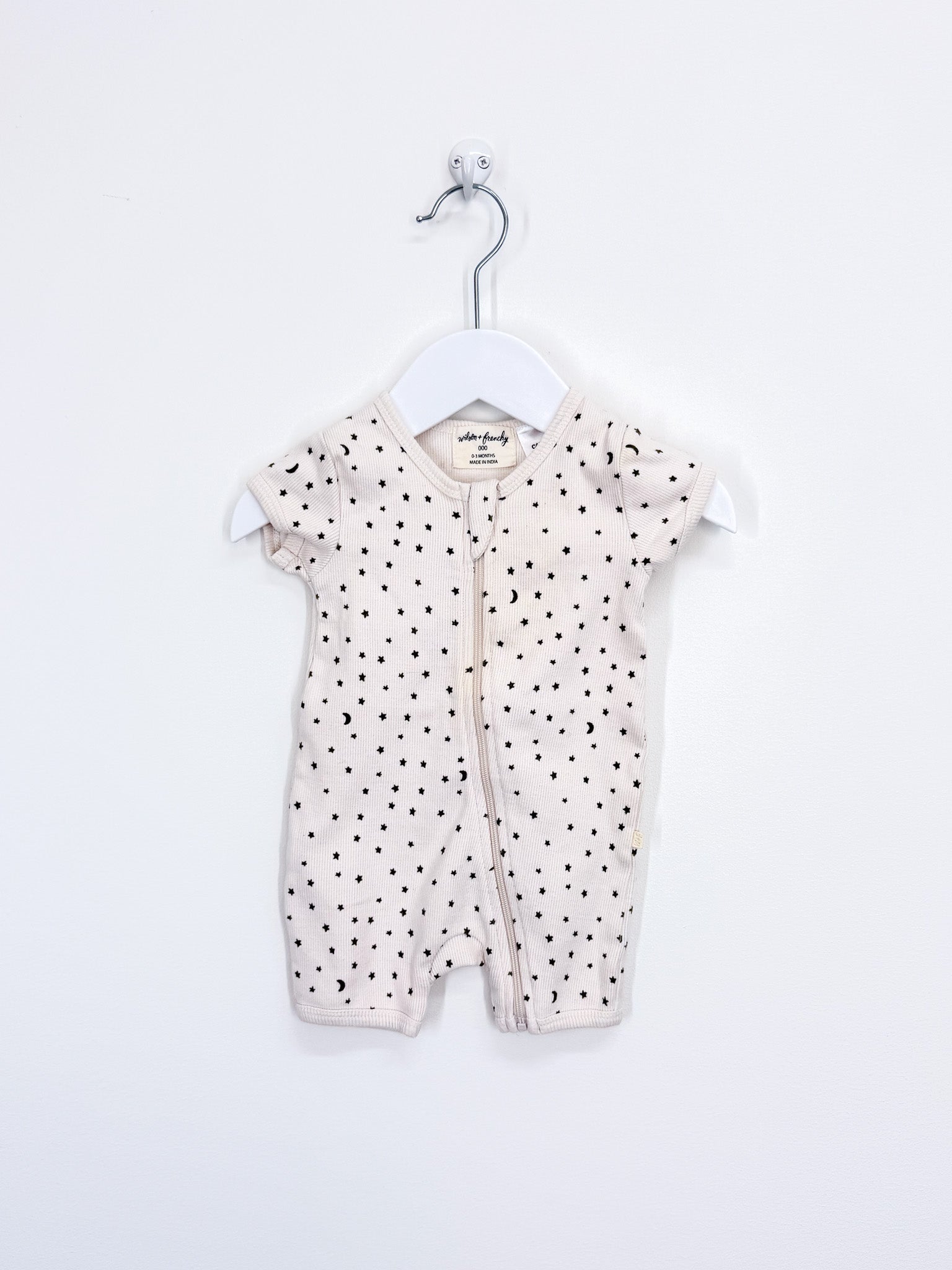 Wilson & Frenchy organic zipsuit (0-3m)