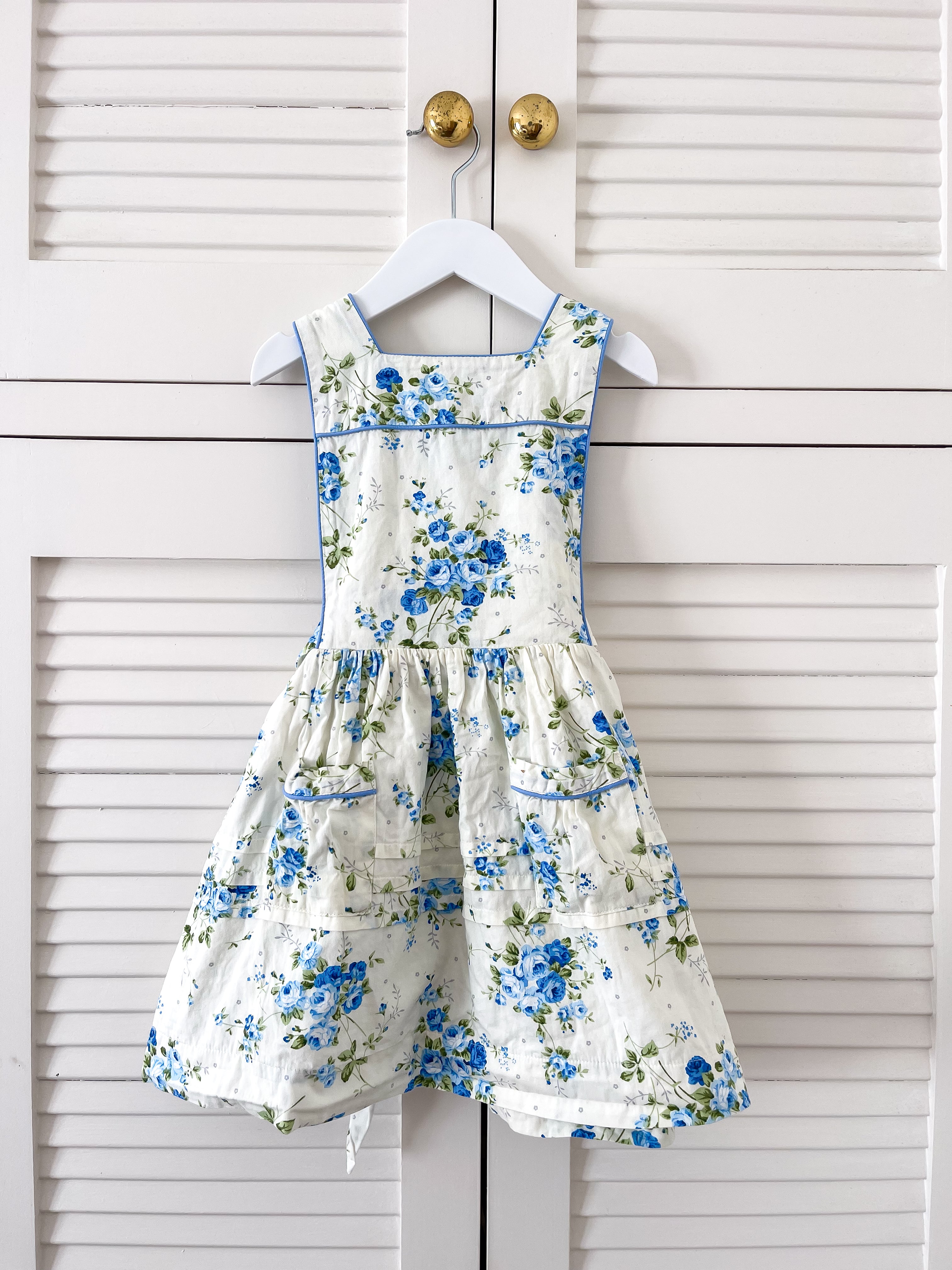 Lacey Lane floral bib dress (7y)