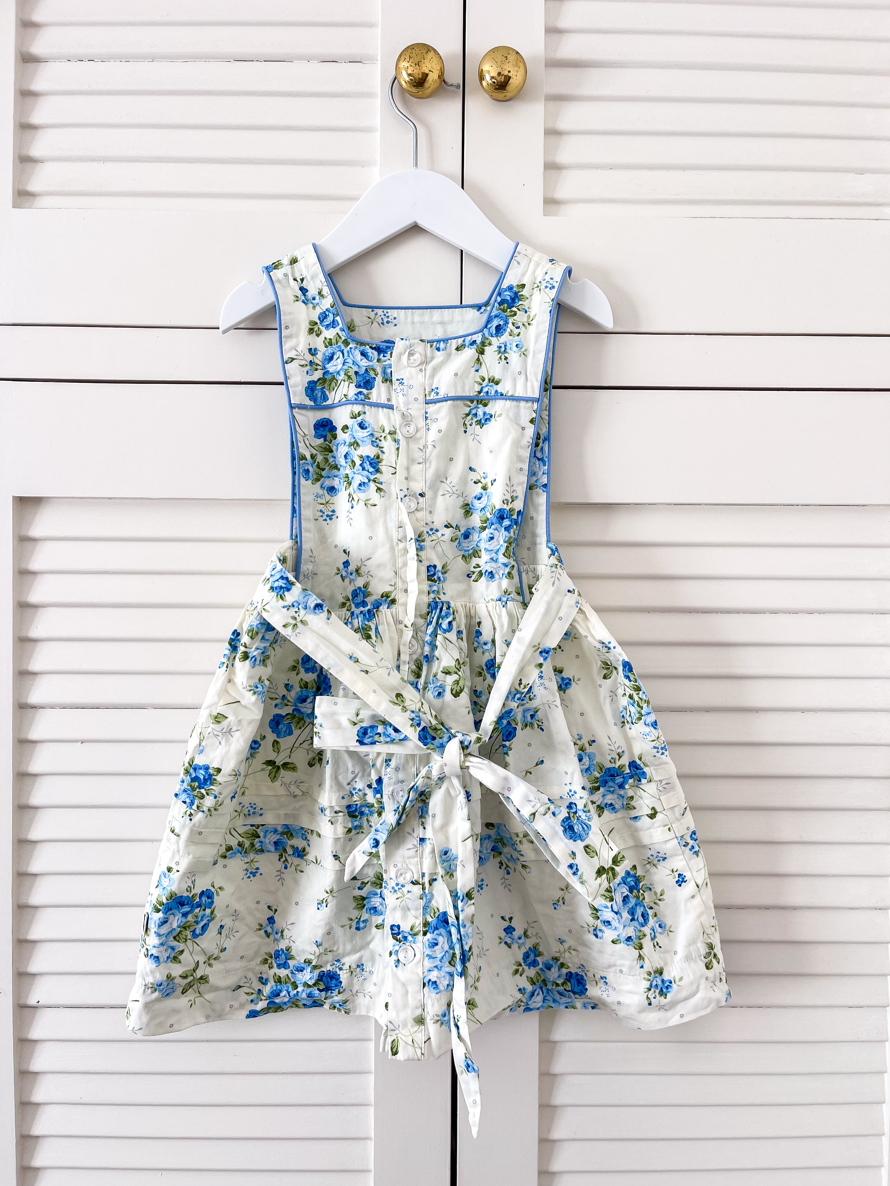 Lacey Lane floral bib dress (7y)