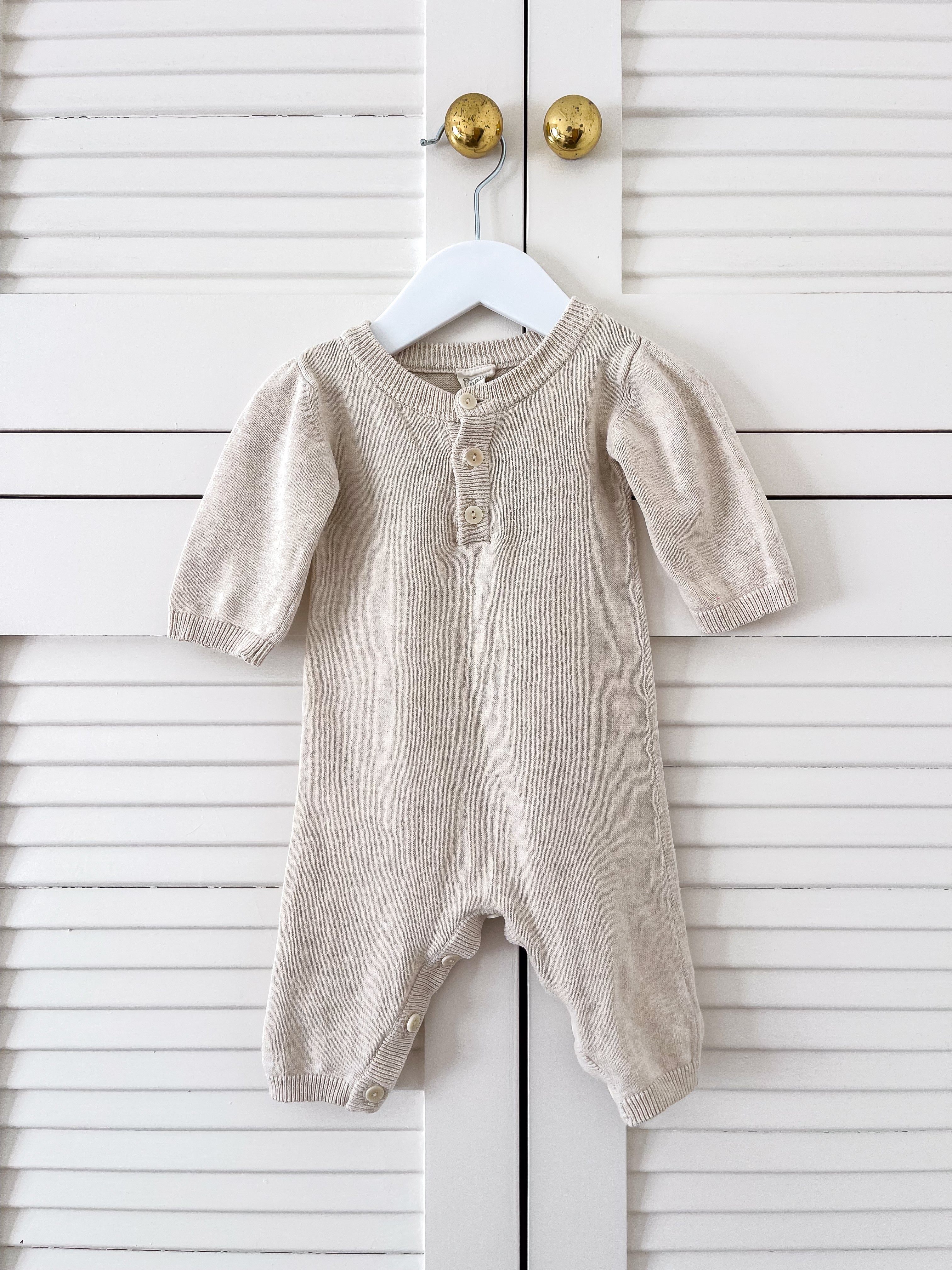 Nature Baby organic lou knit suit (3-6m)