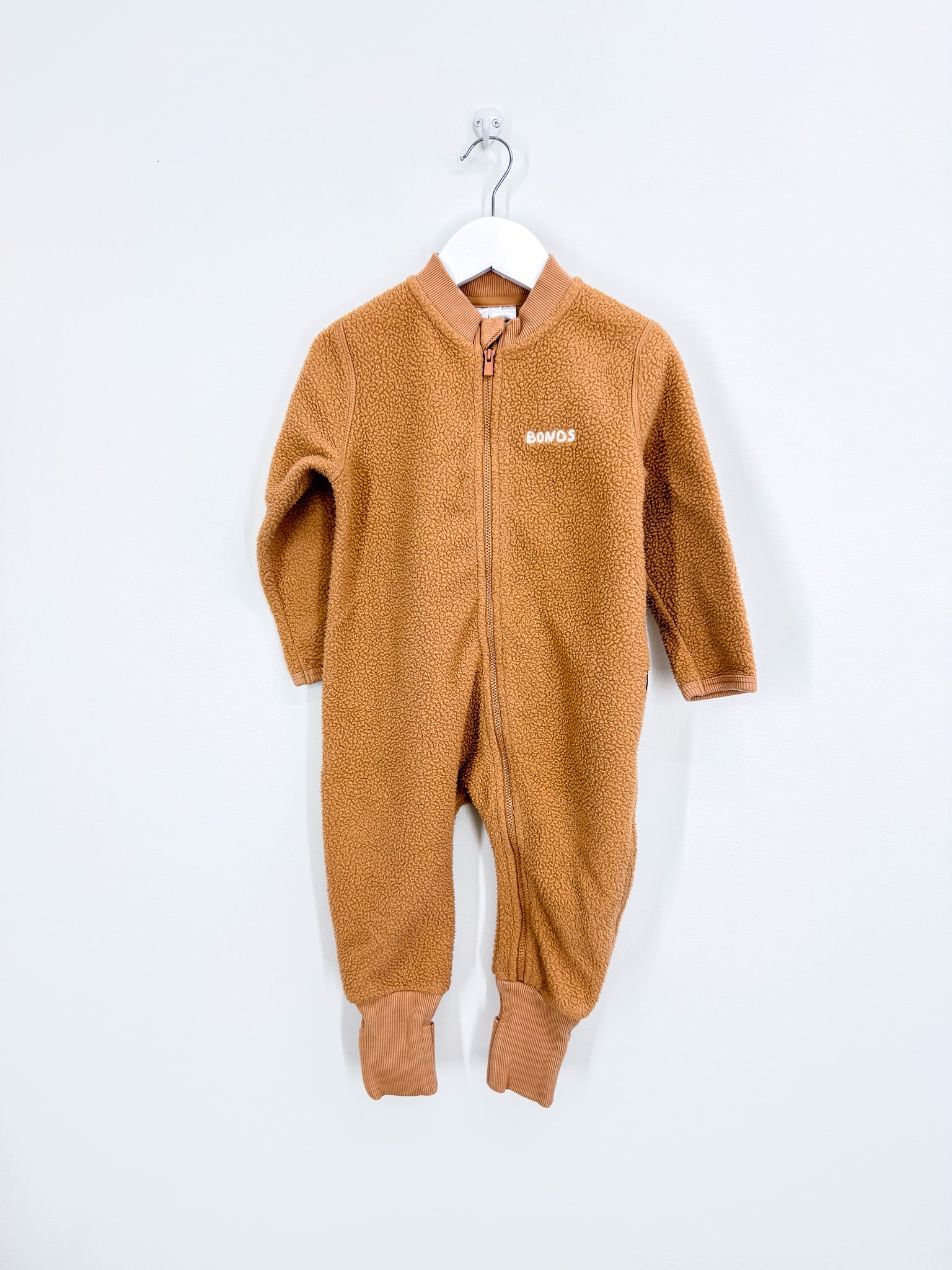 Bonds teddy fleece zippy (12-18m)