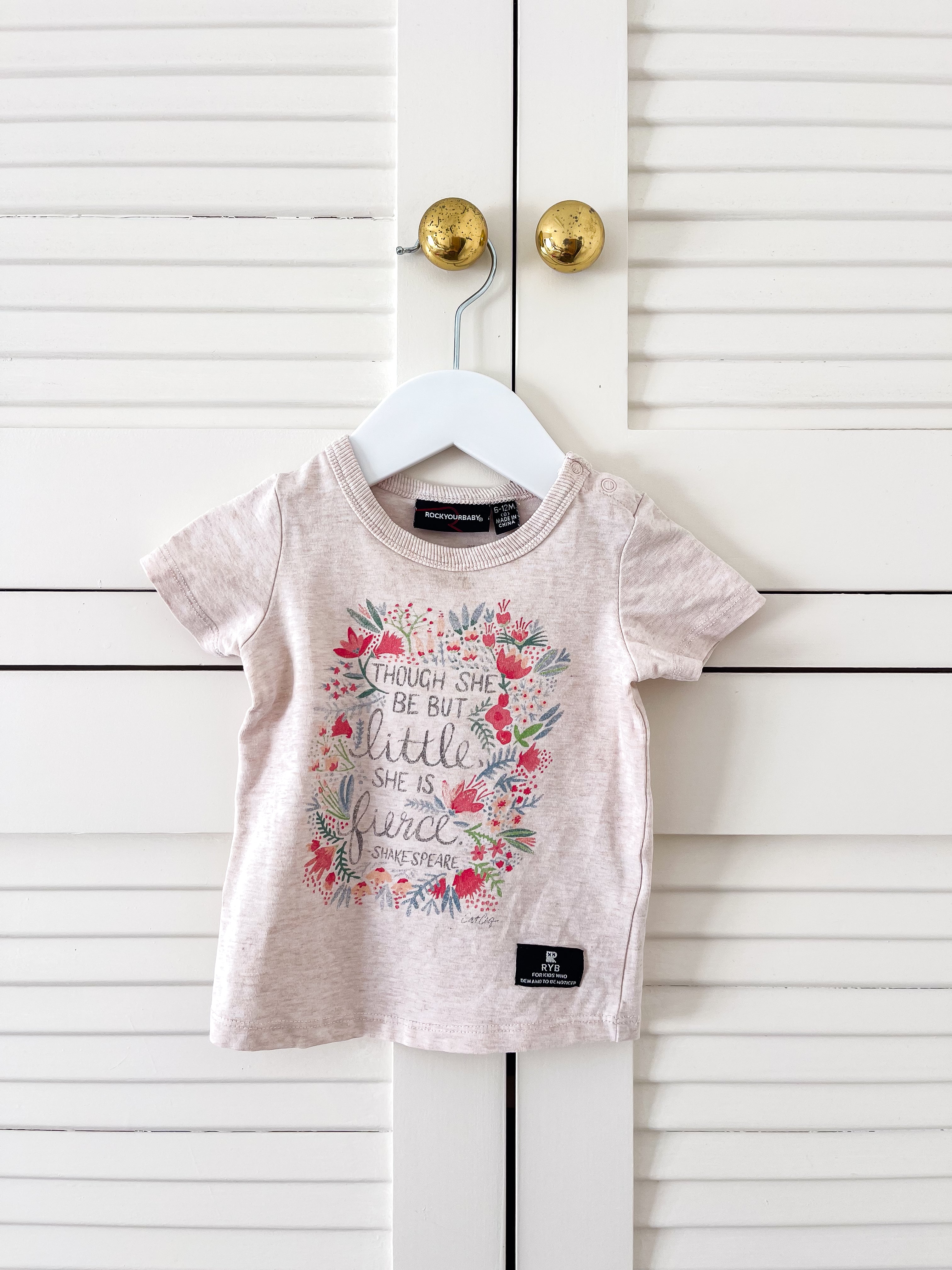 Rock Your Baby shakespeare tee (6-12m)