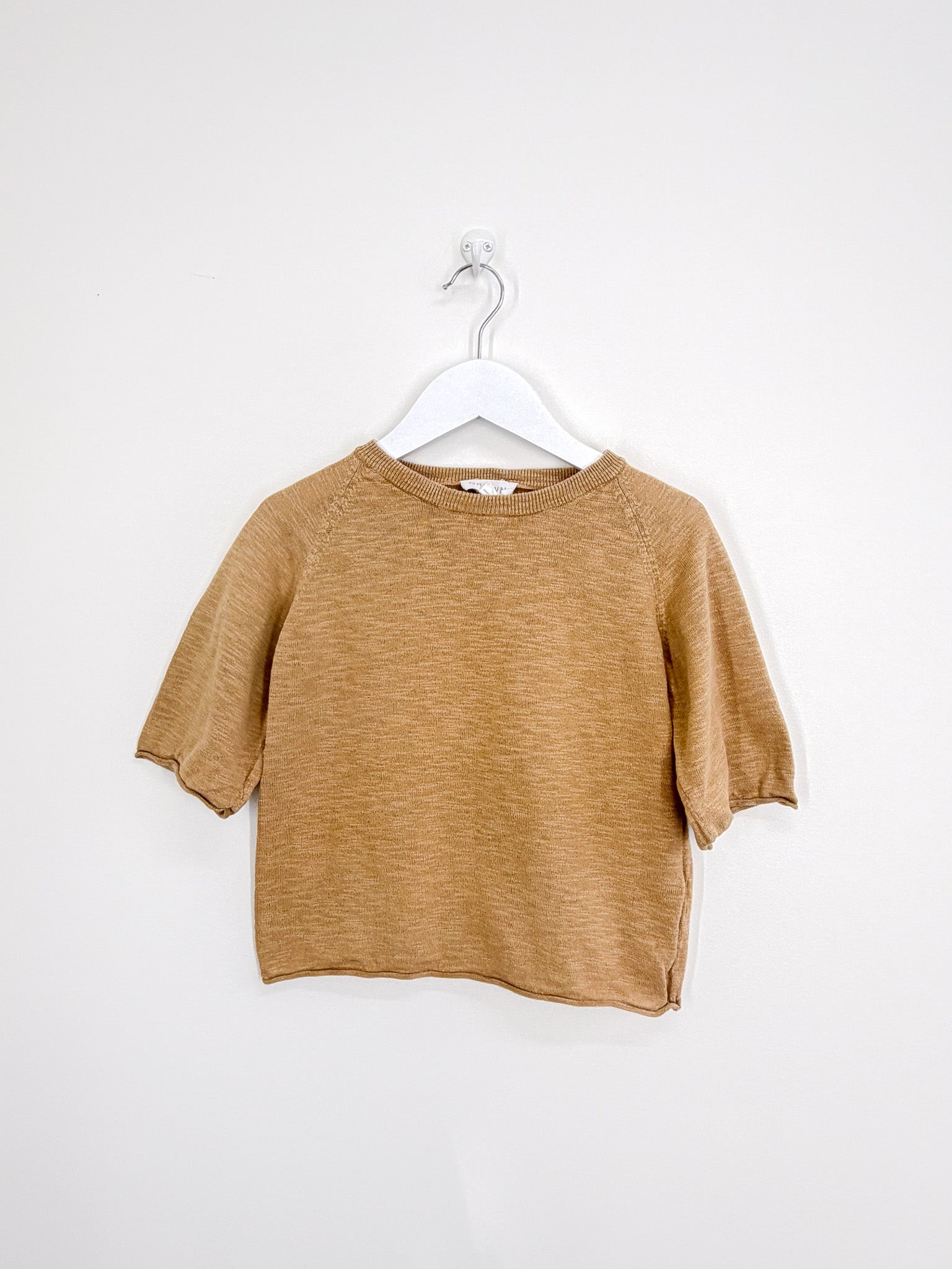 Grown knit linen blend tee (5y)
