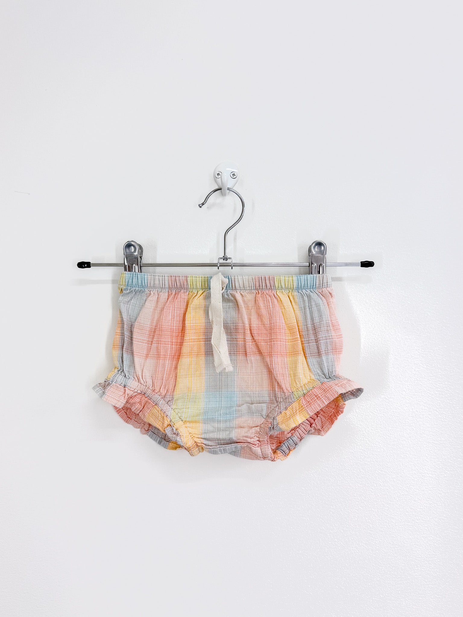 Hux rainbow check bloomers (6-12m)