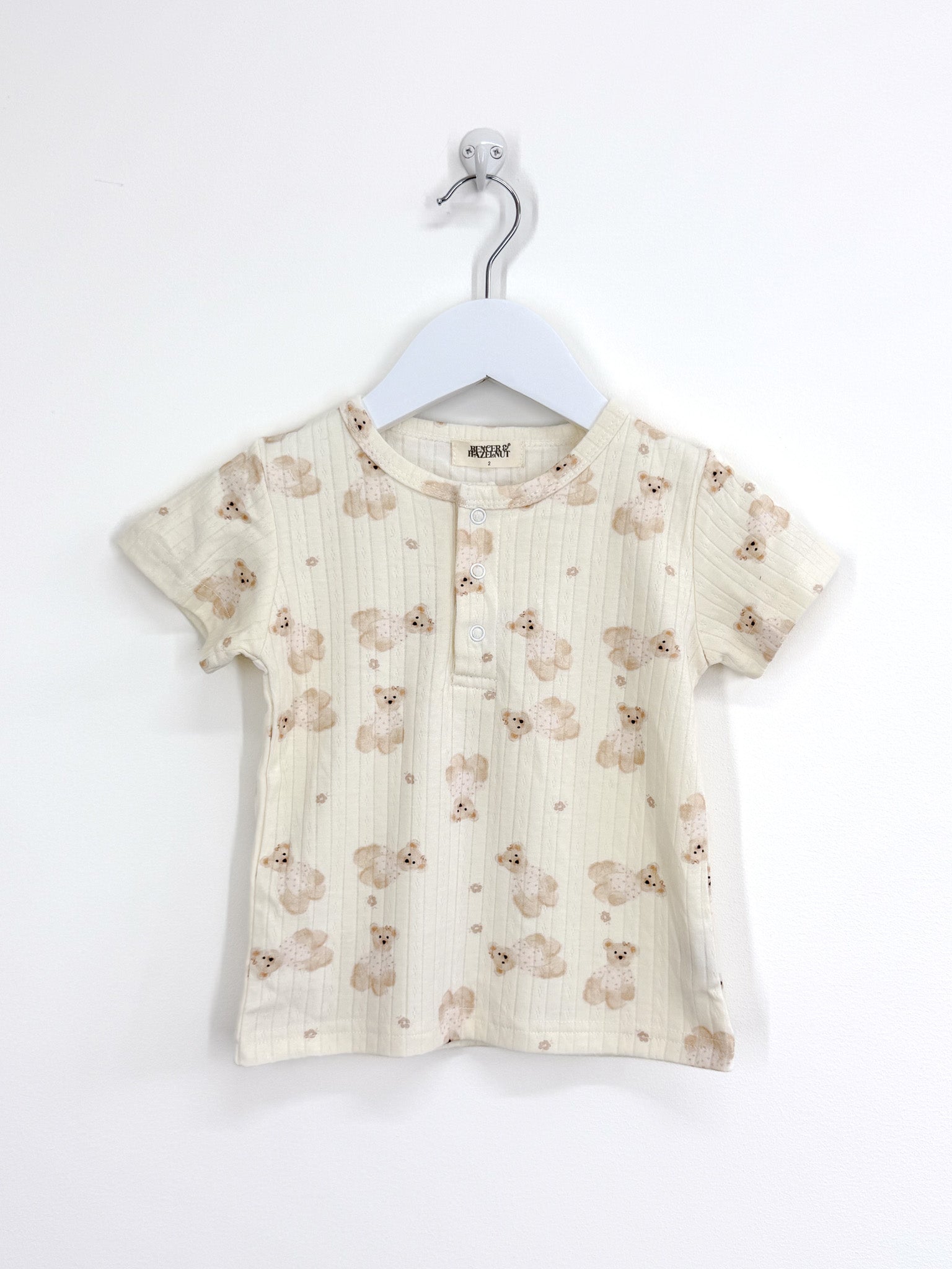 Bencer & Hazelnut bear tee (2y)