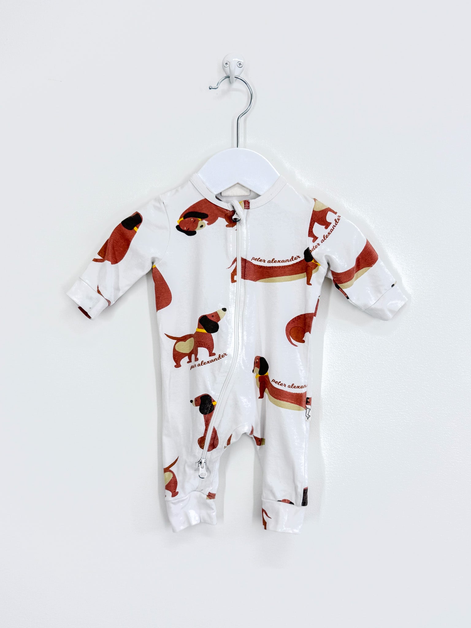 Peter Alexander organic dachshund zipsuit (newborn)