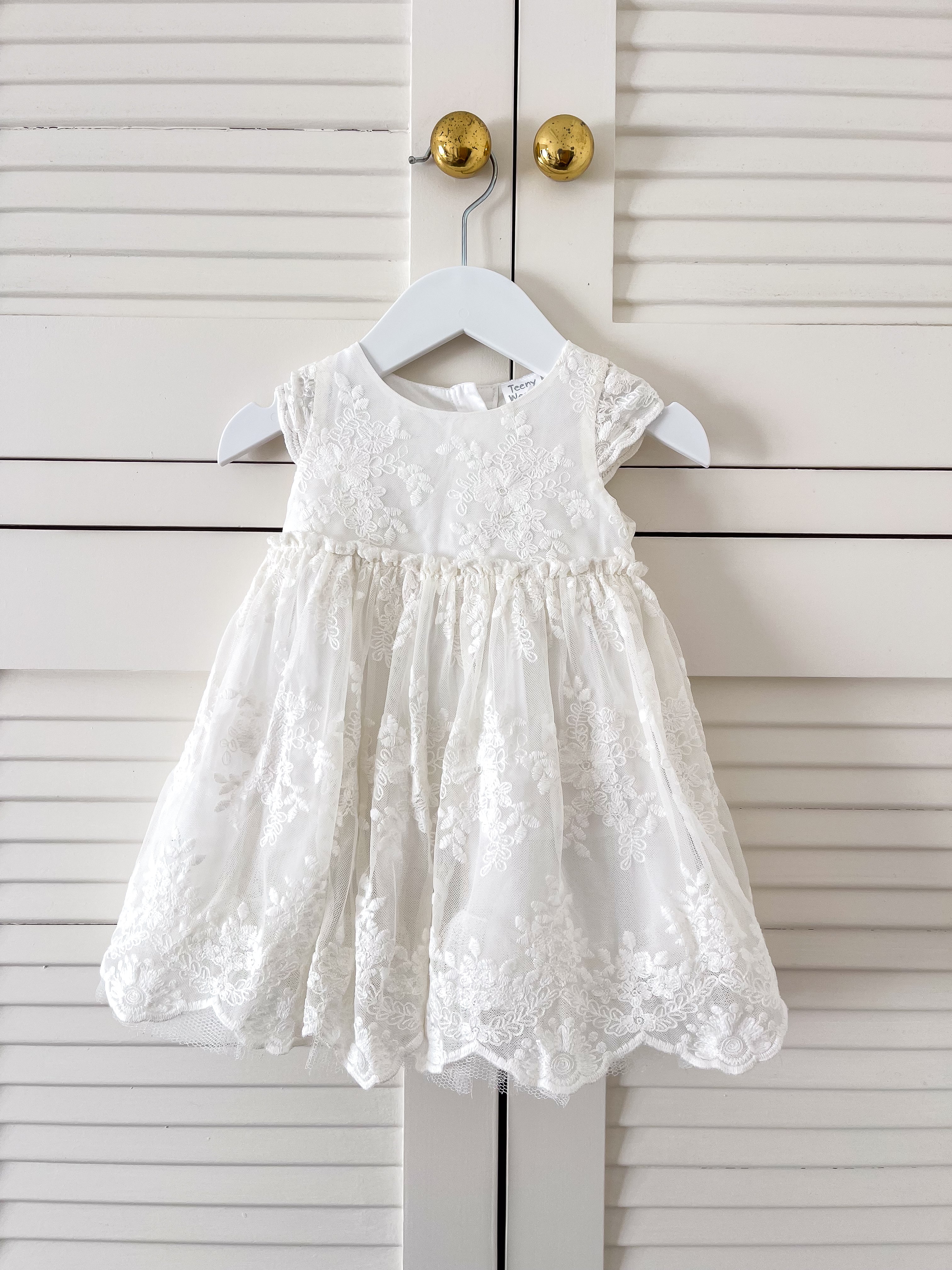 Teeny Weeny lace occasion dress (3-6m)