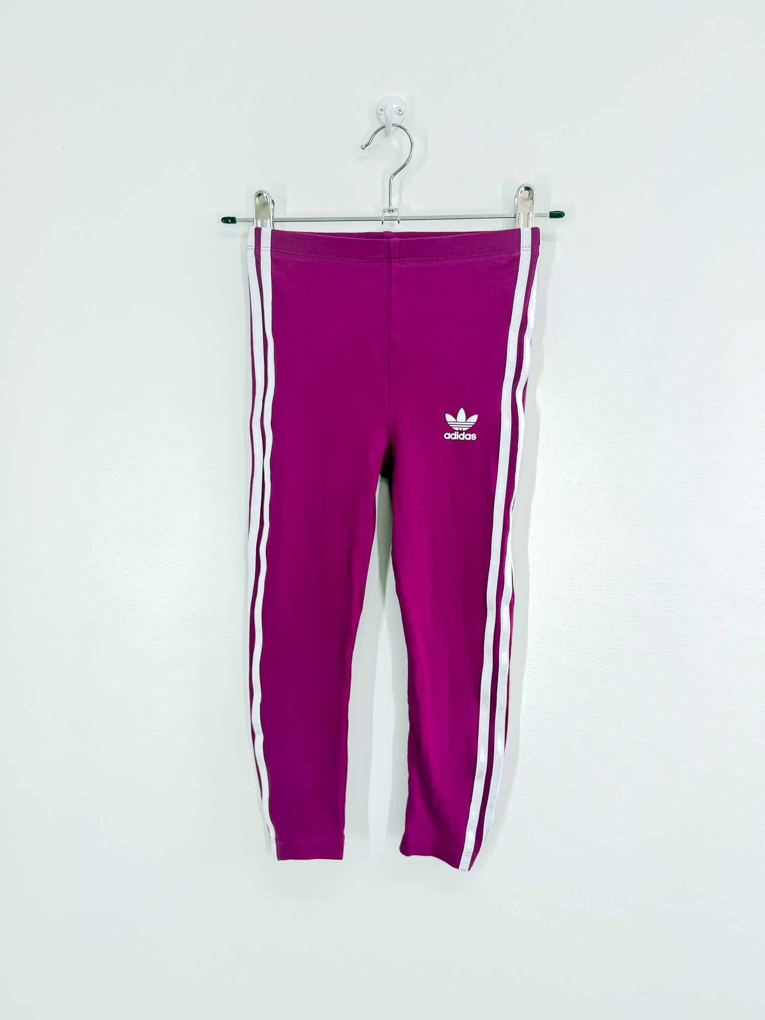 Adidas 3 stripe leggings (3-4y)