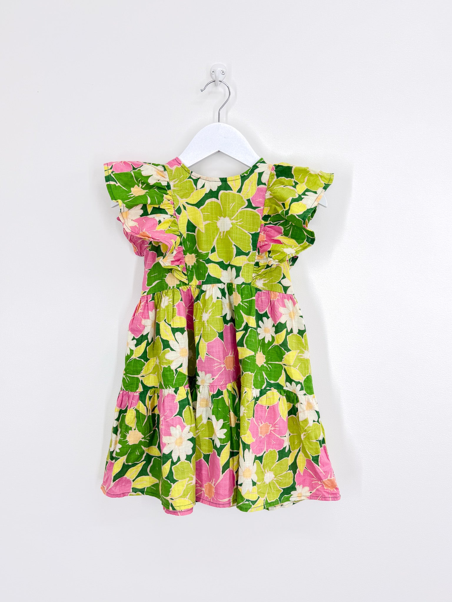 Little Princess Highway organic flutter dress (2y)