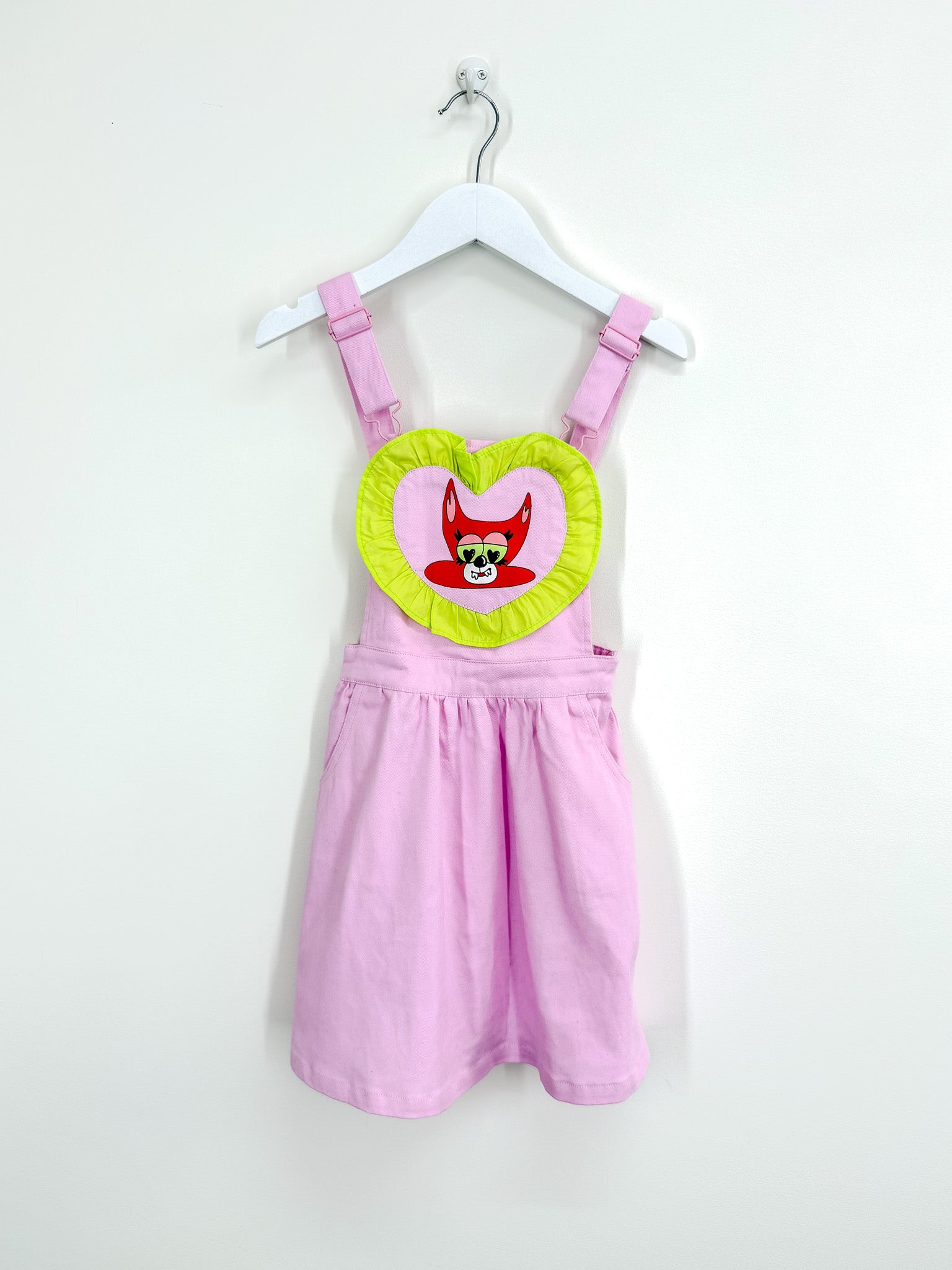Dangerkids devilish denim pinafore (5y)