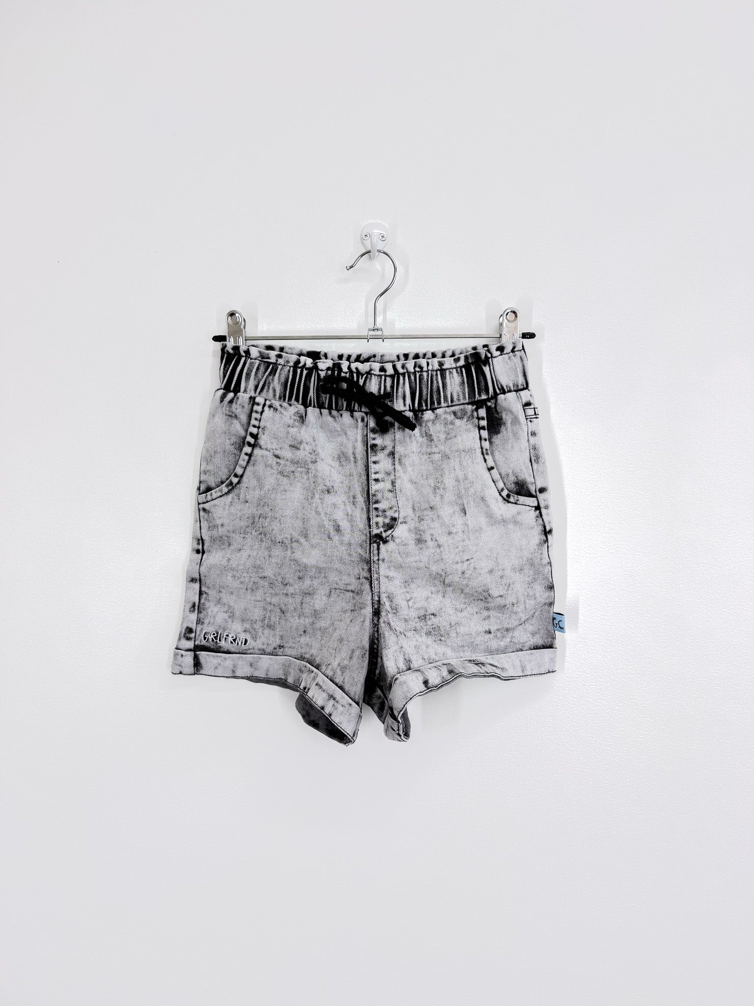 The Girl Club paper bag denim shorts (8y)