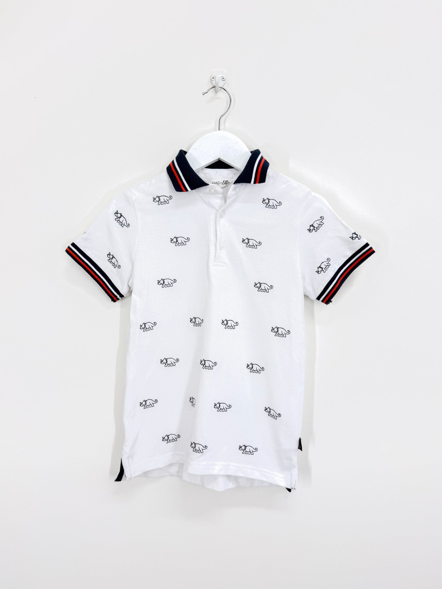 Mac & Ellie dino polo shirt (6y)