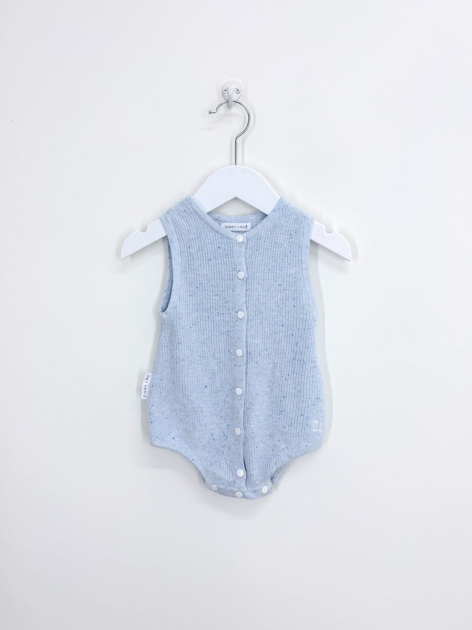 Ziggy Lou bubble knit romper (0-3m)