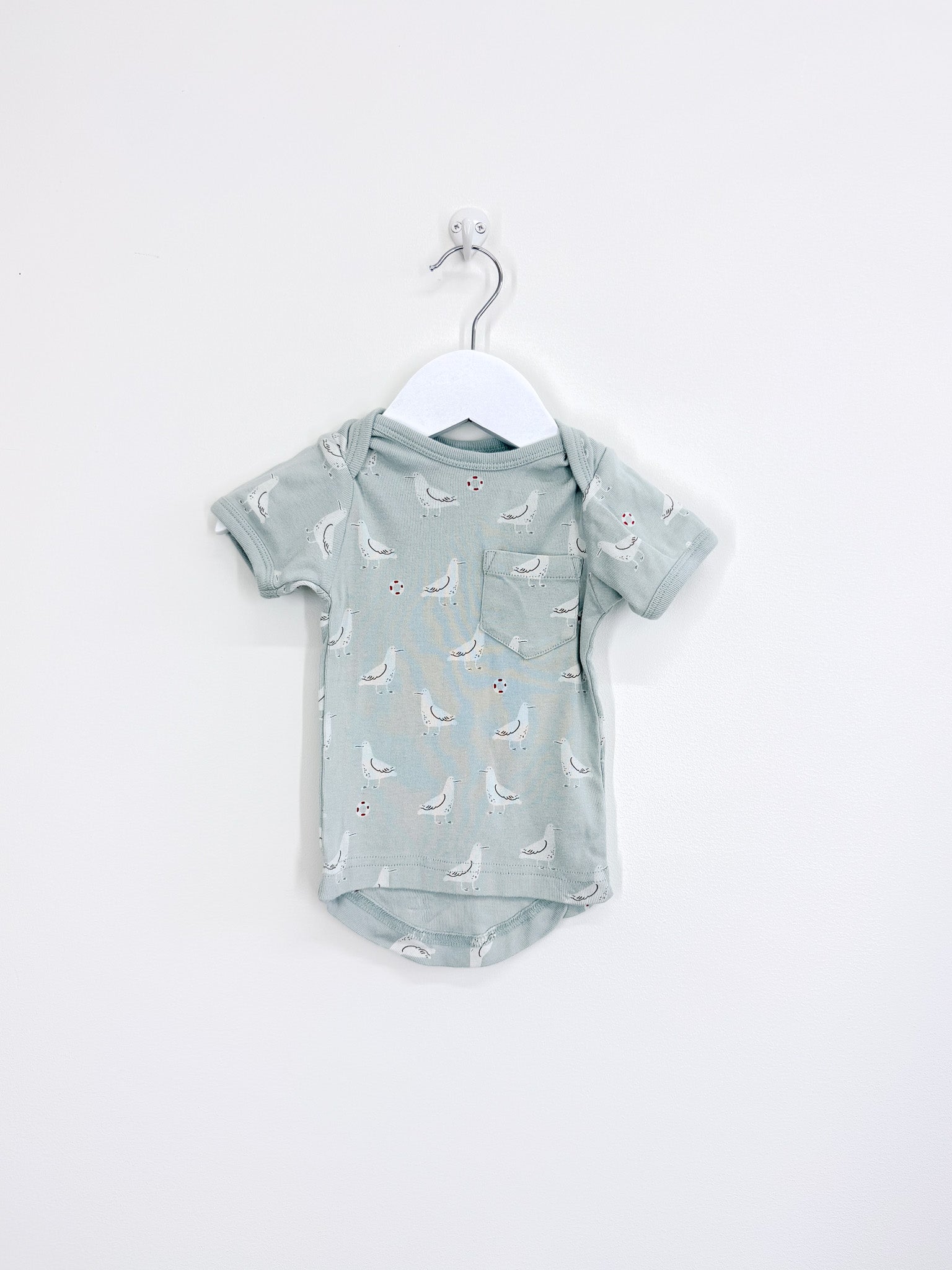 Nature Baby organic pocket tee - albie (3-6m)