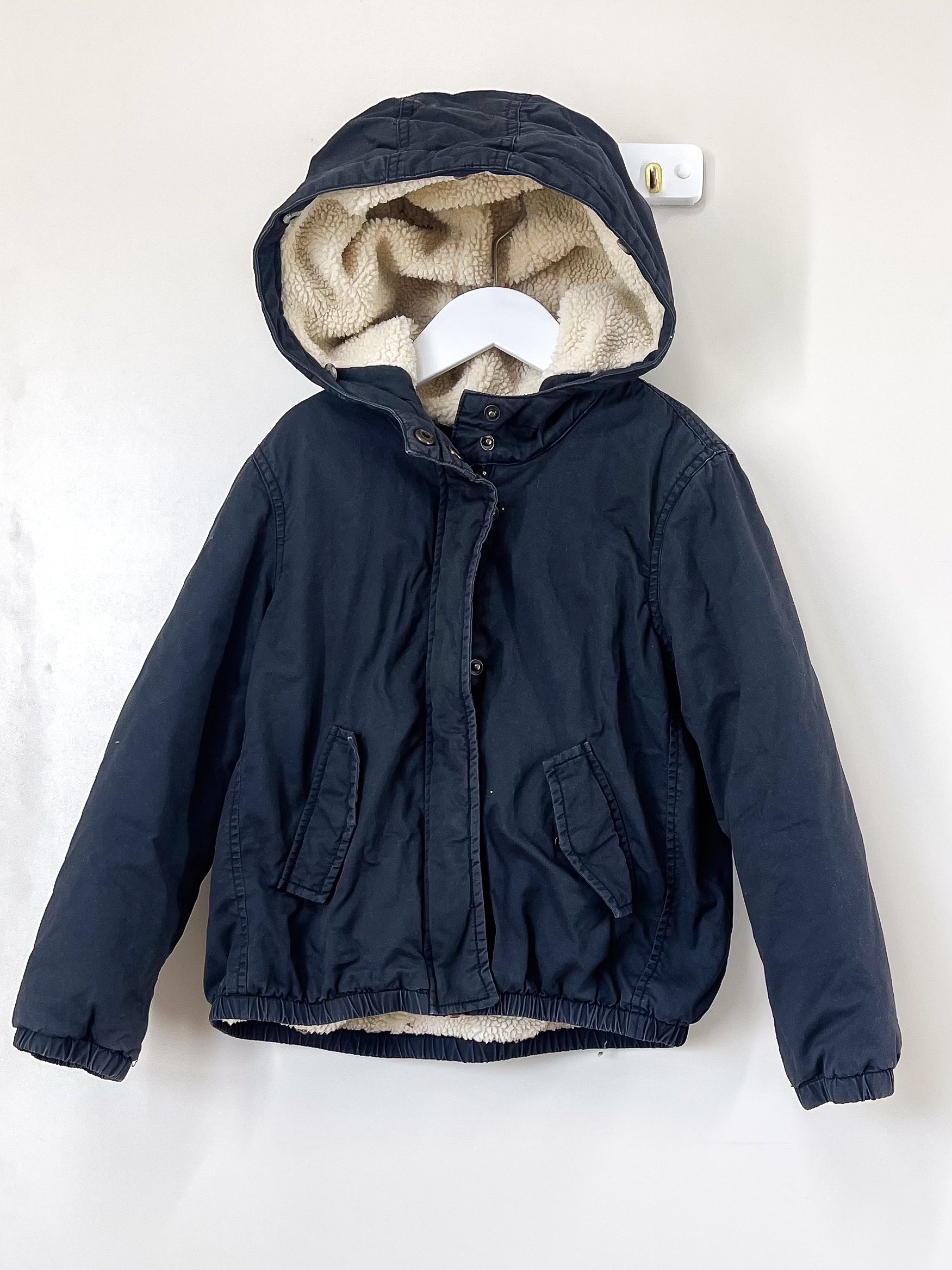 Country Road sherpa lined hooded jacket (6-7y)