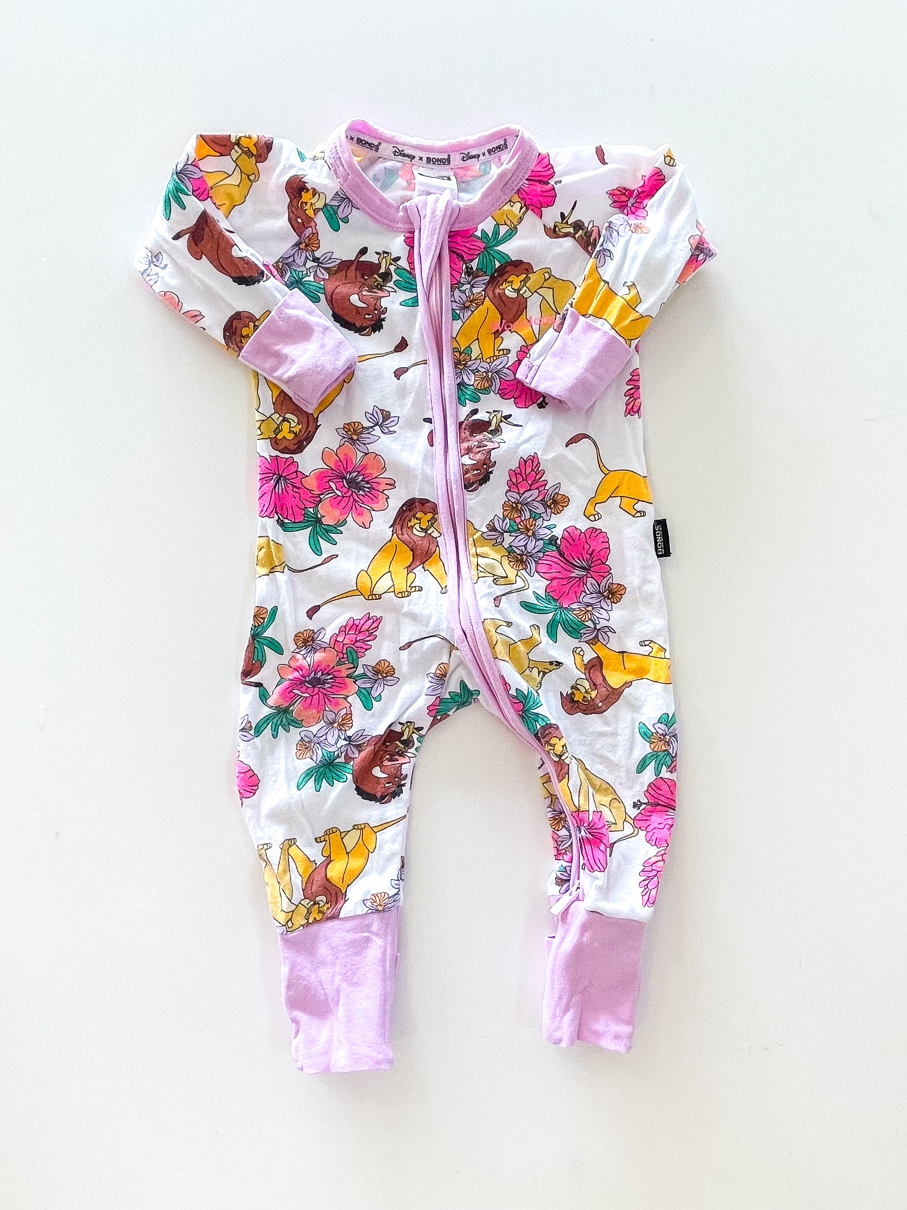 Bonds x The Lion King wondersuit (0-3m)