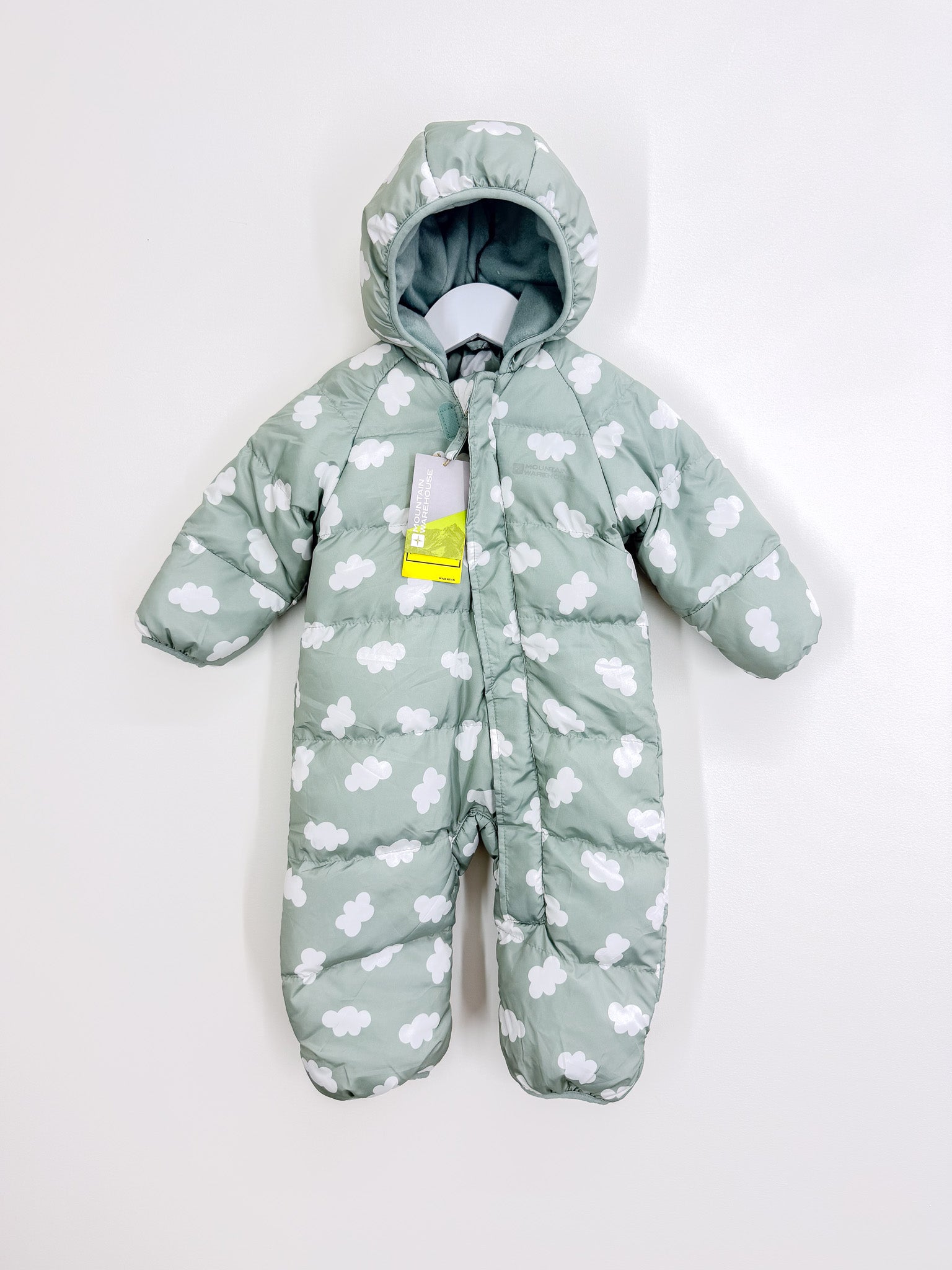 BNWT Mountain Warehouse frosty padded suit (6-12m)