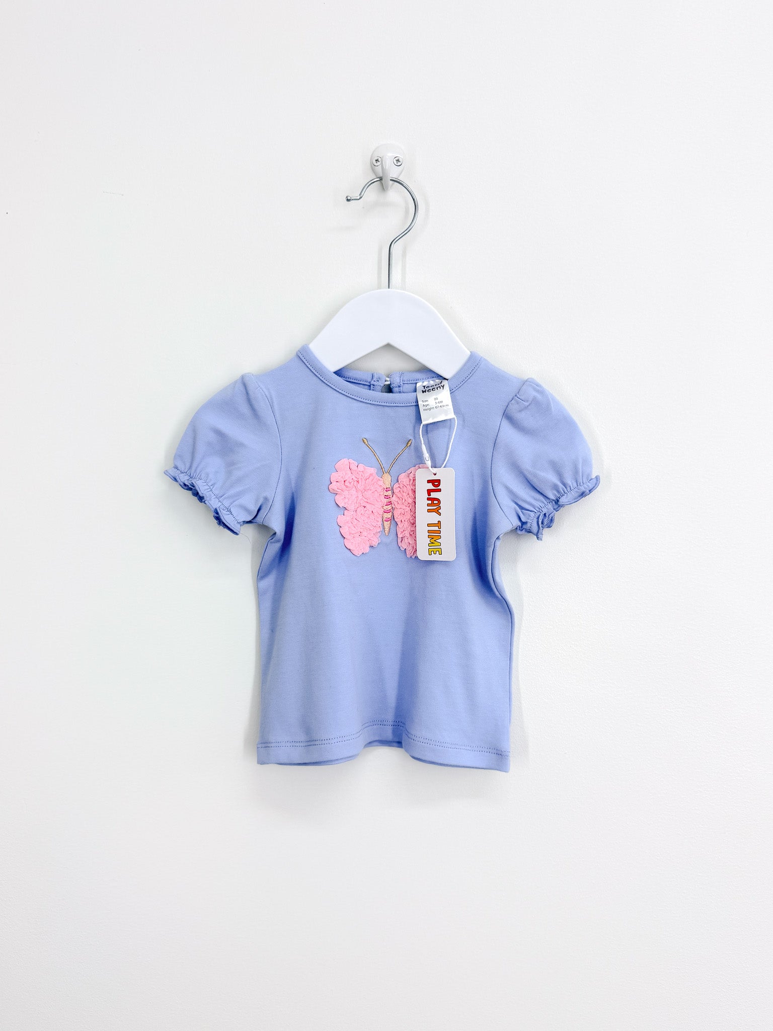BNWT Teeny Weeny butterfly tee (3-6m)