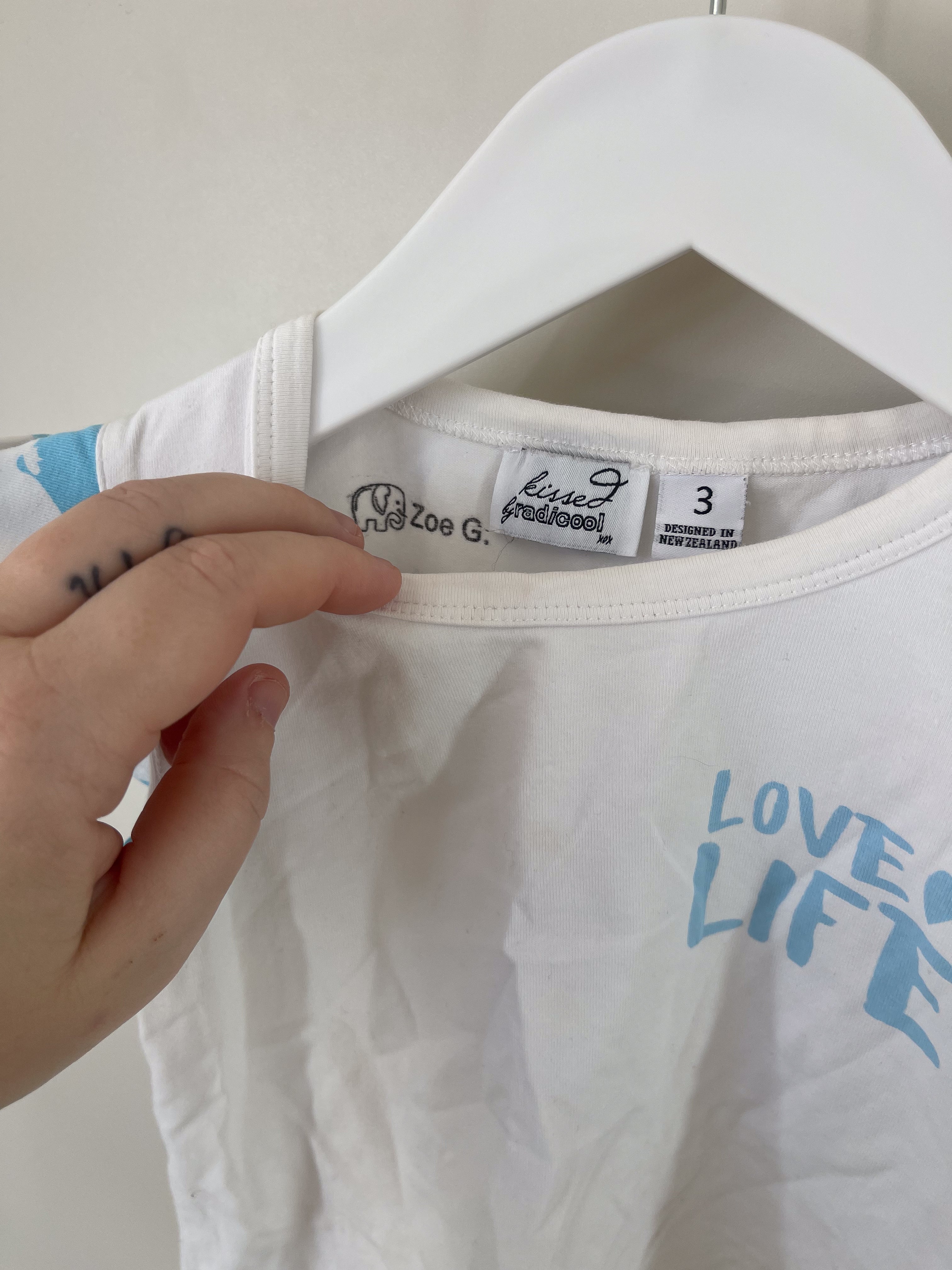 Radicool frill tee (3y) - SECONDS