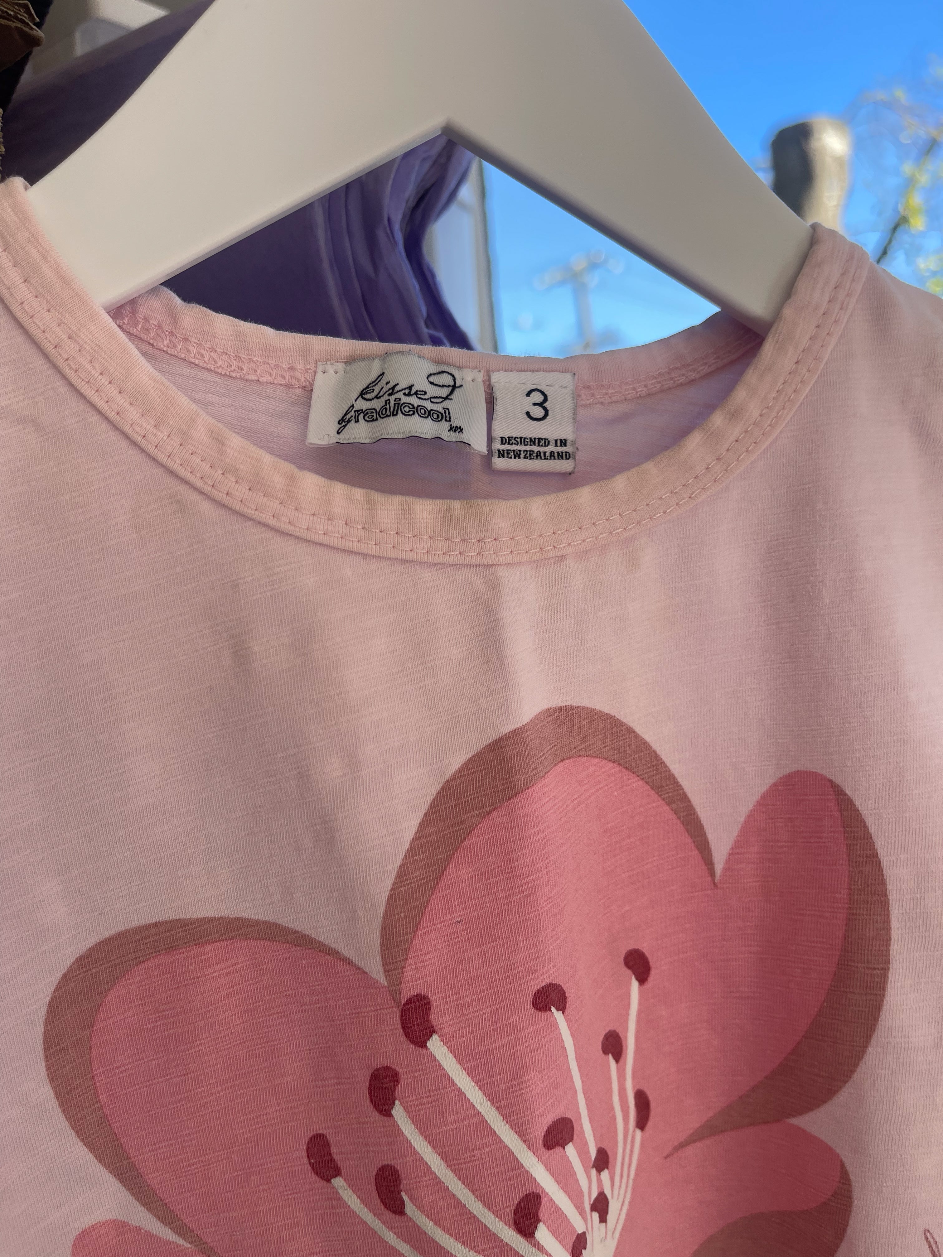 Radicool floral tee (3y) - SECONDS