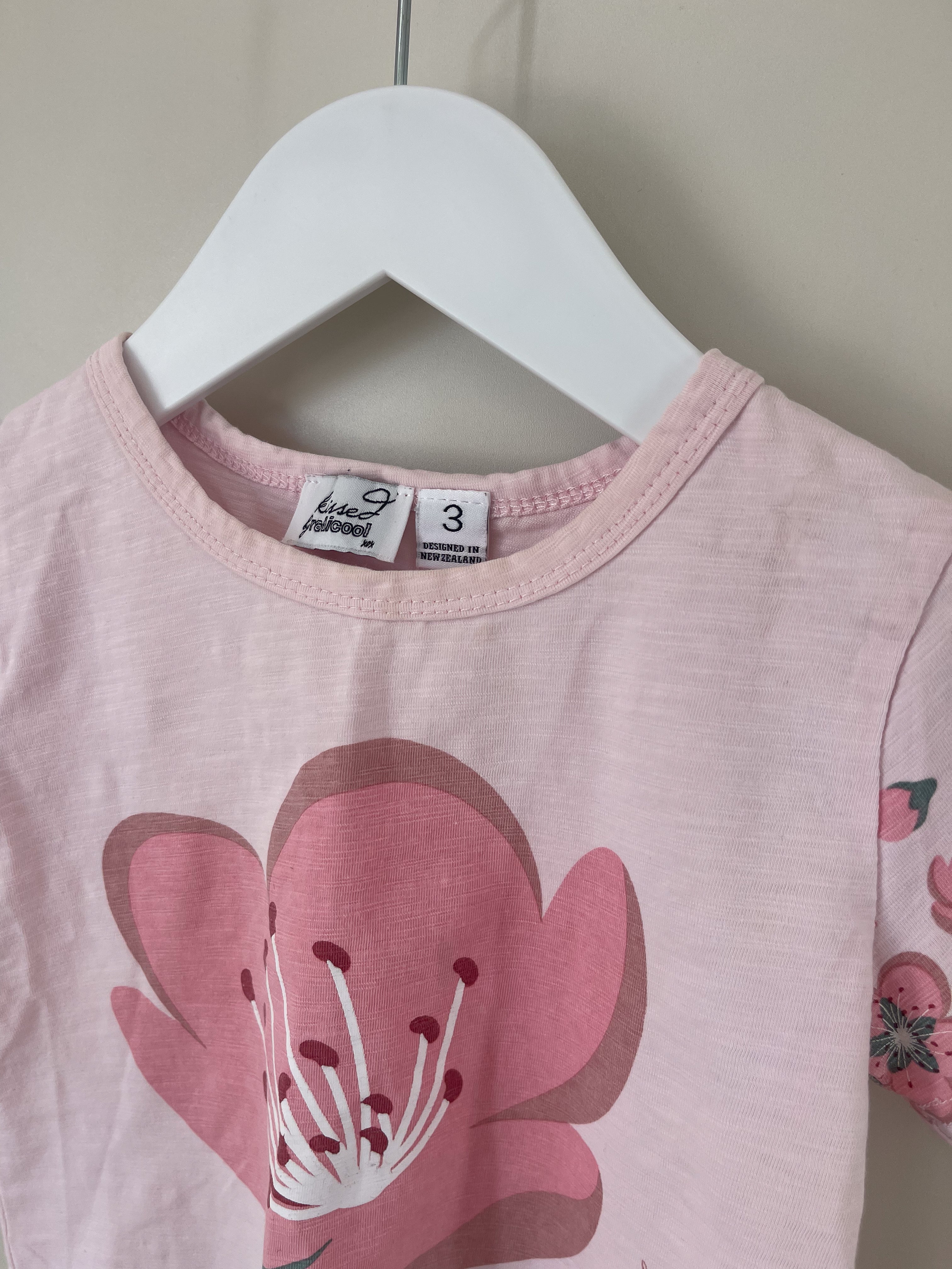 Radicool floral tee (3y) - SECONDS