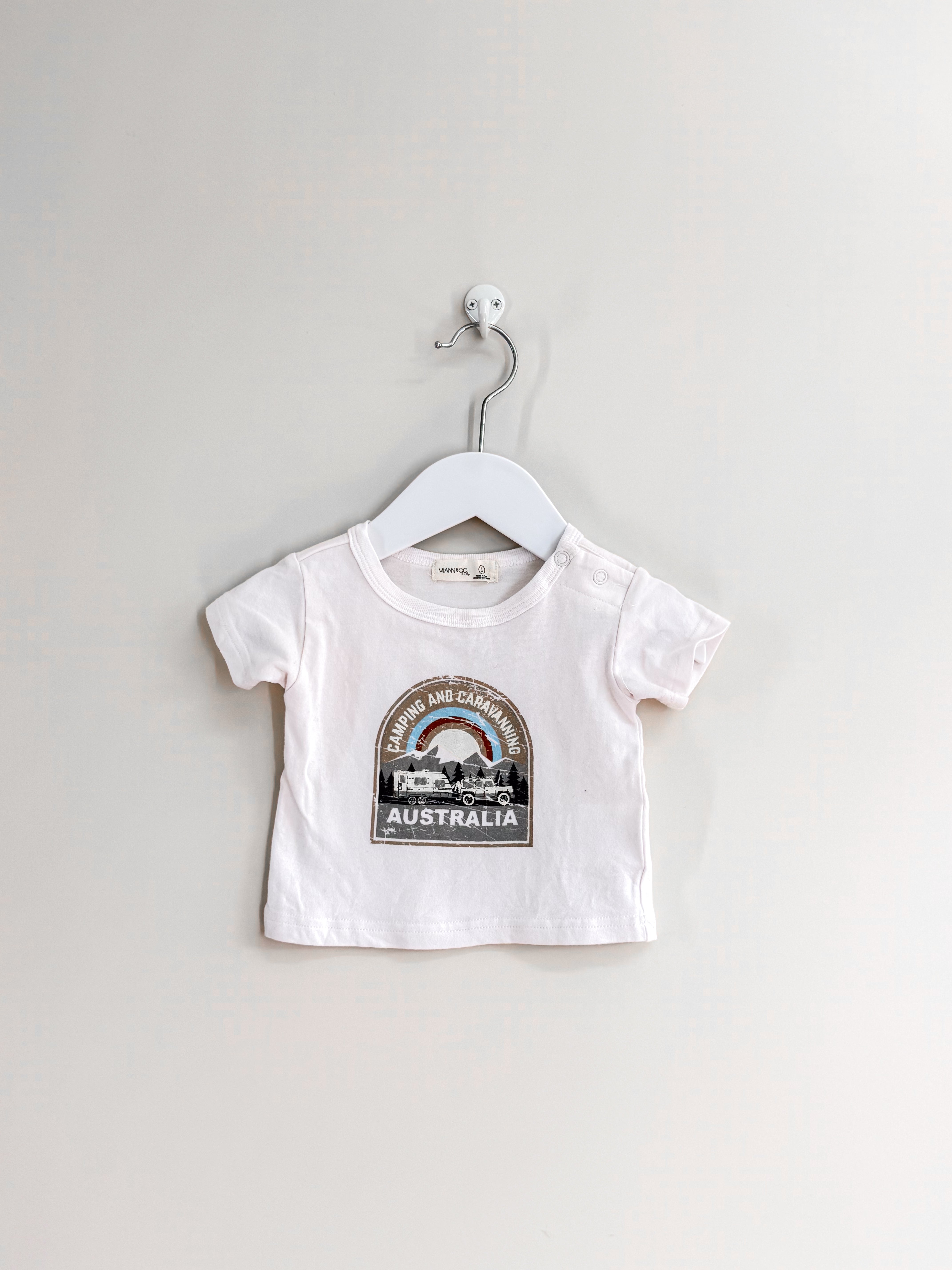 Miann & Co camping and caravanning tee (0-3m)