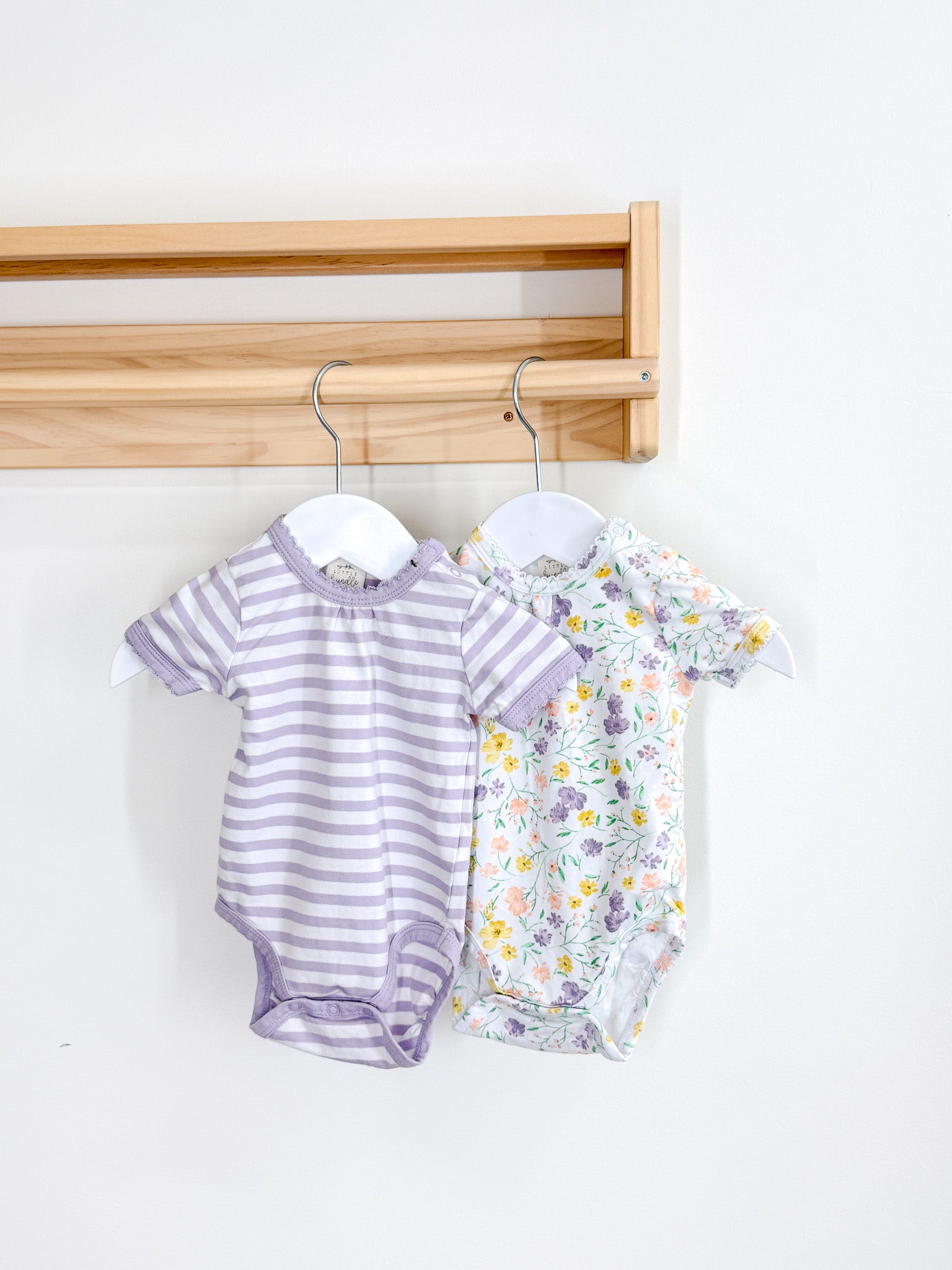 Little Bundle 2 pack bodysuit set (0-3m)
