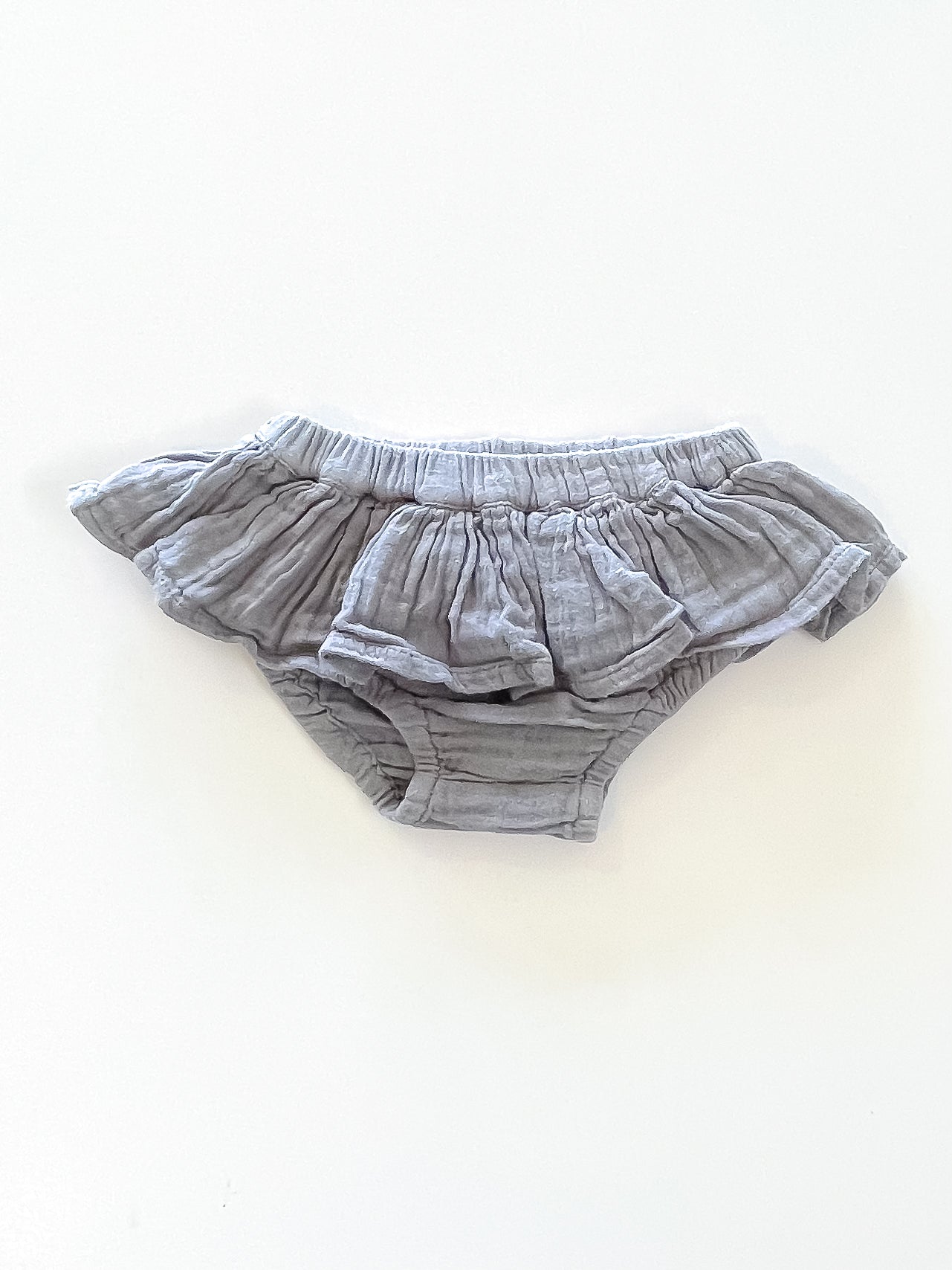 Hubble + Duke muslin frill bloomers (12-18m)