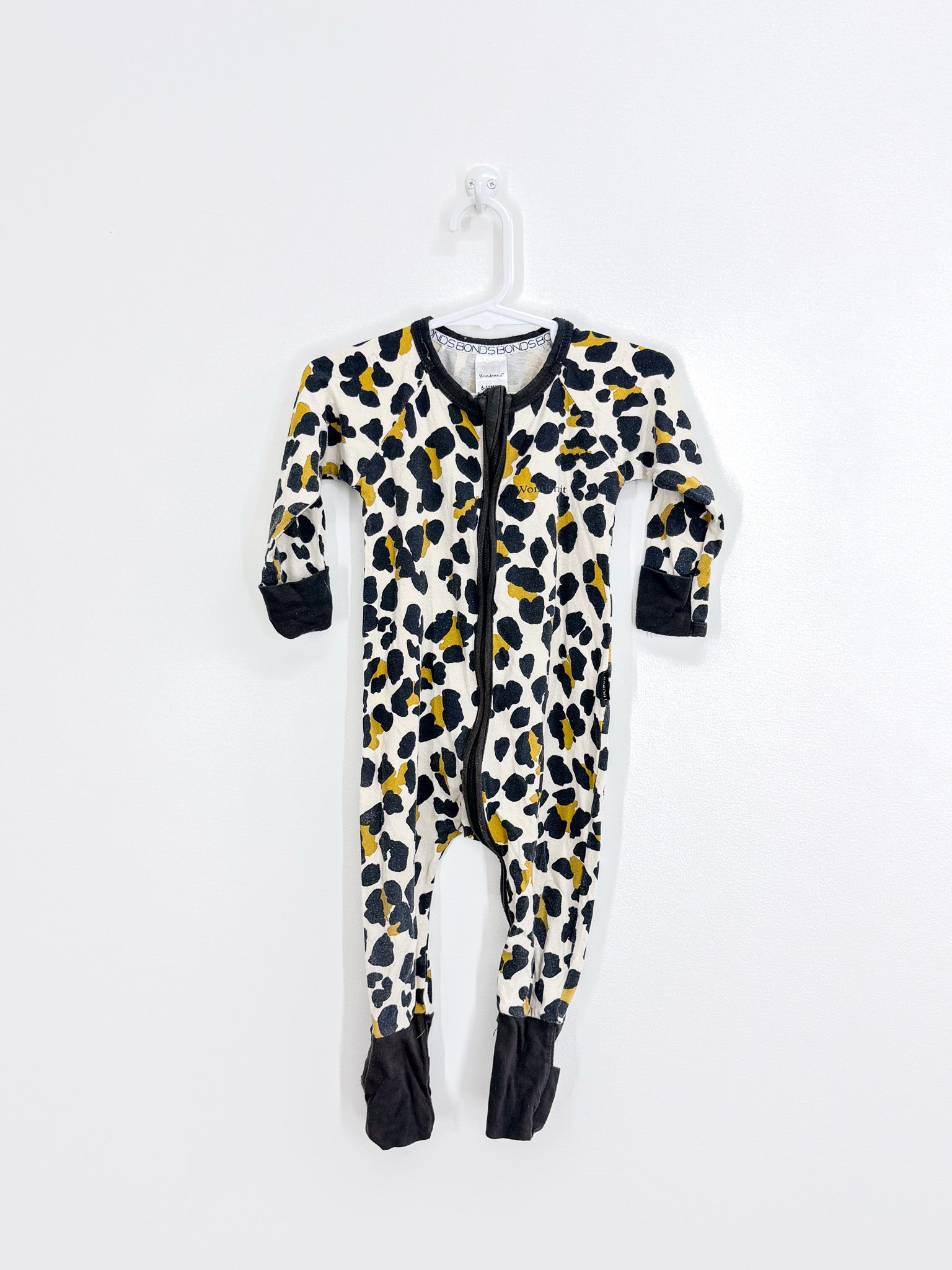 Bonds wondersuit - leopard (6-12m) - SECONDS