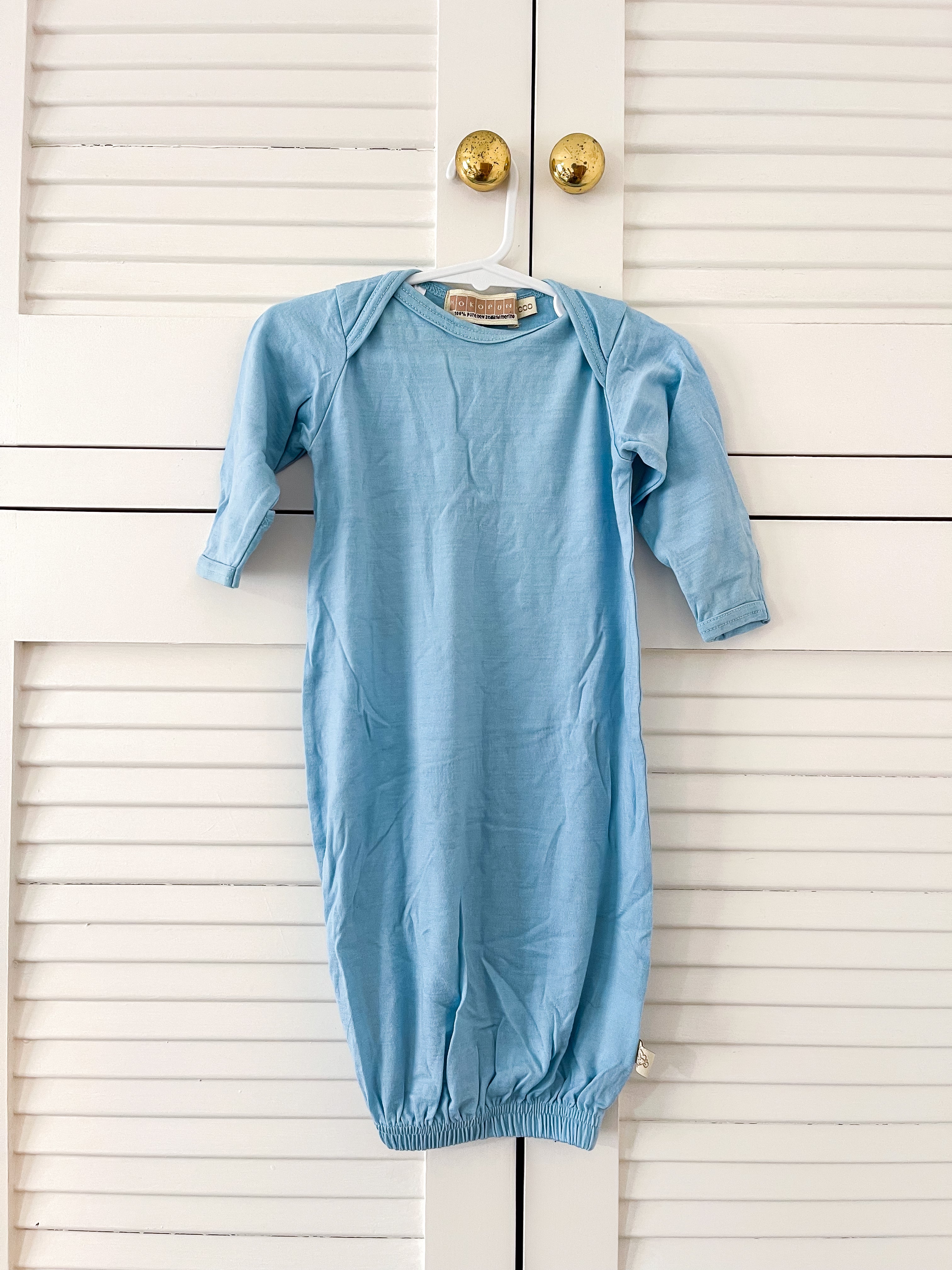 Mokopuna merino gown (0-3m)