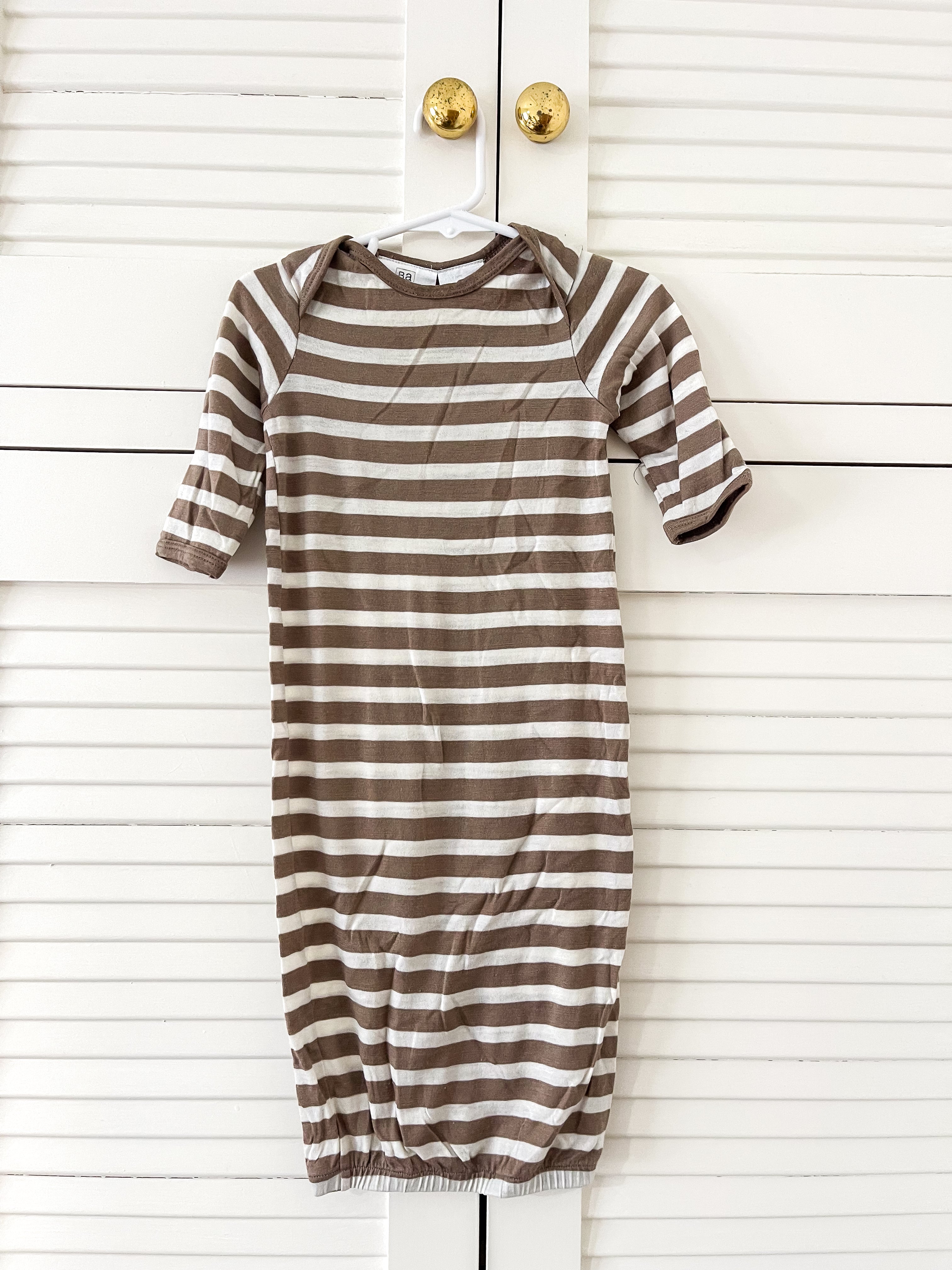 Babu merino bundler gown (0-3m)