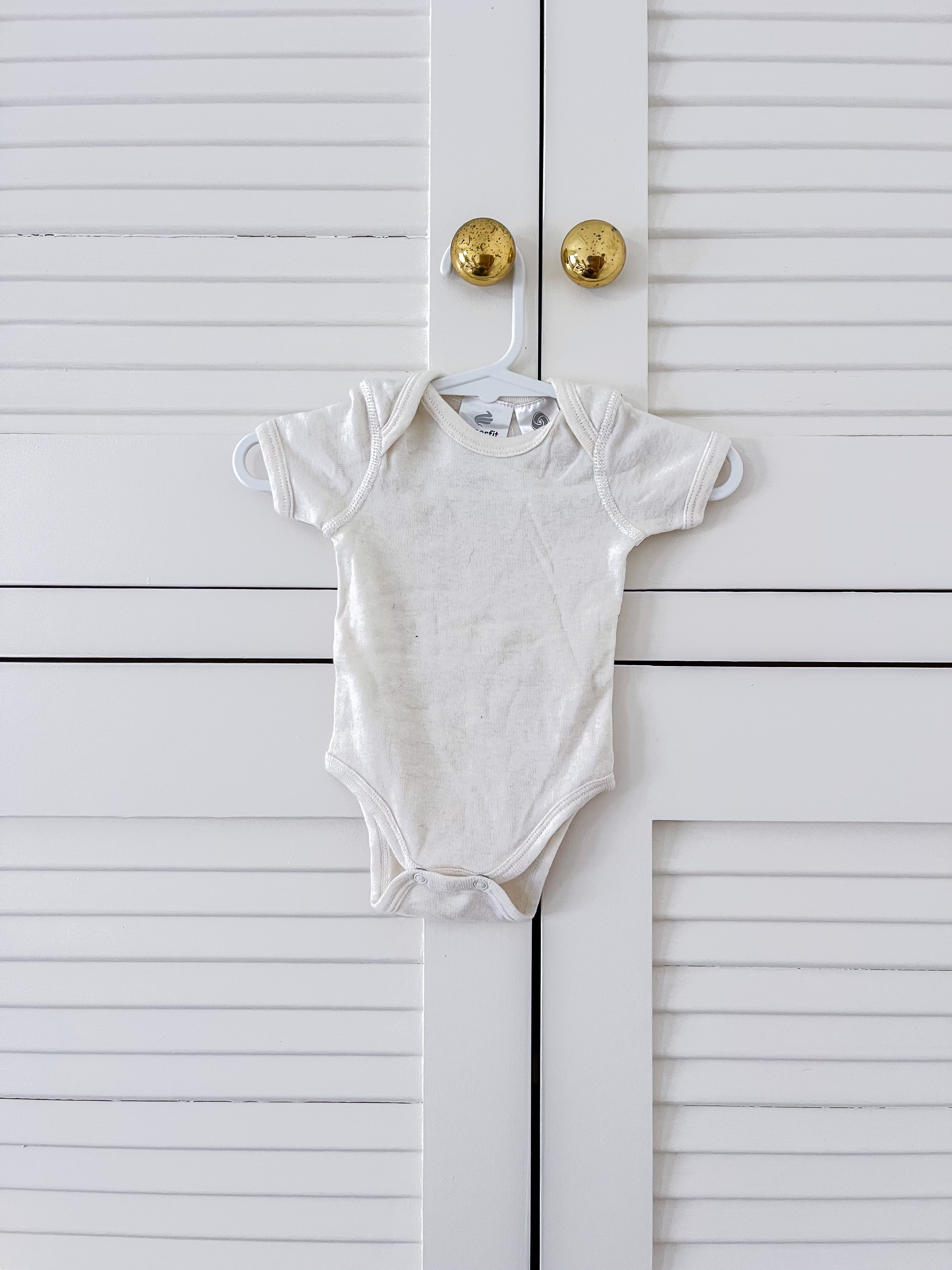 Superfit merino cotton short sleeve bodysuit (3-6m)