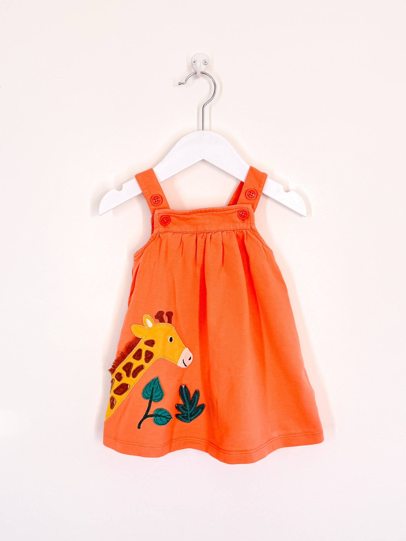 Frugi organic giraffe dress (6-9m)