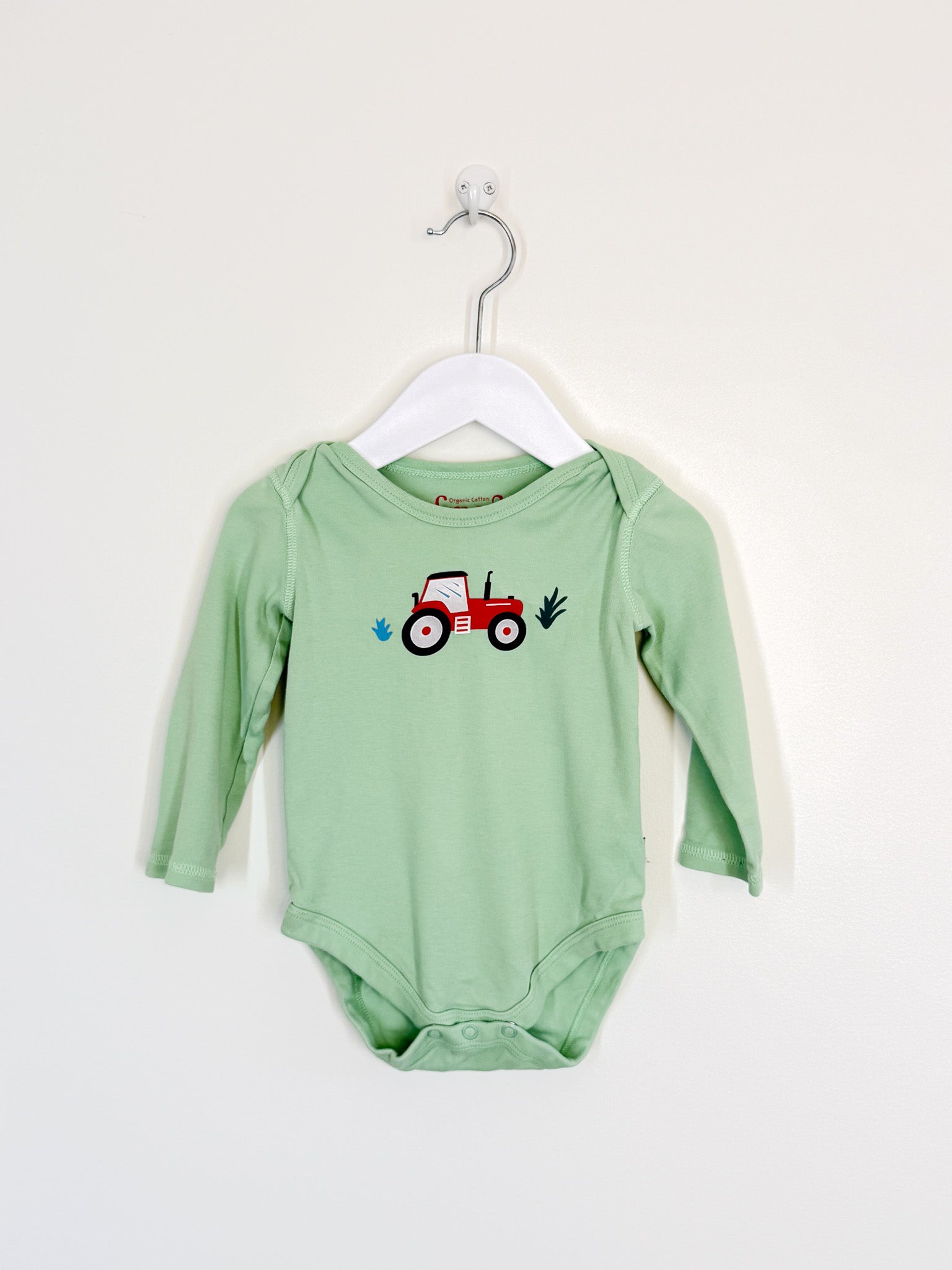 Frugi organic tractor bodysuit (6-12m)