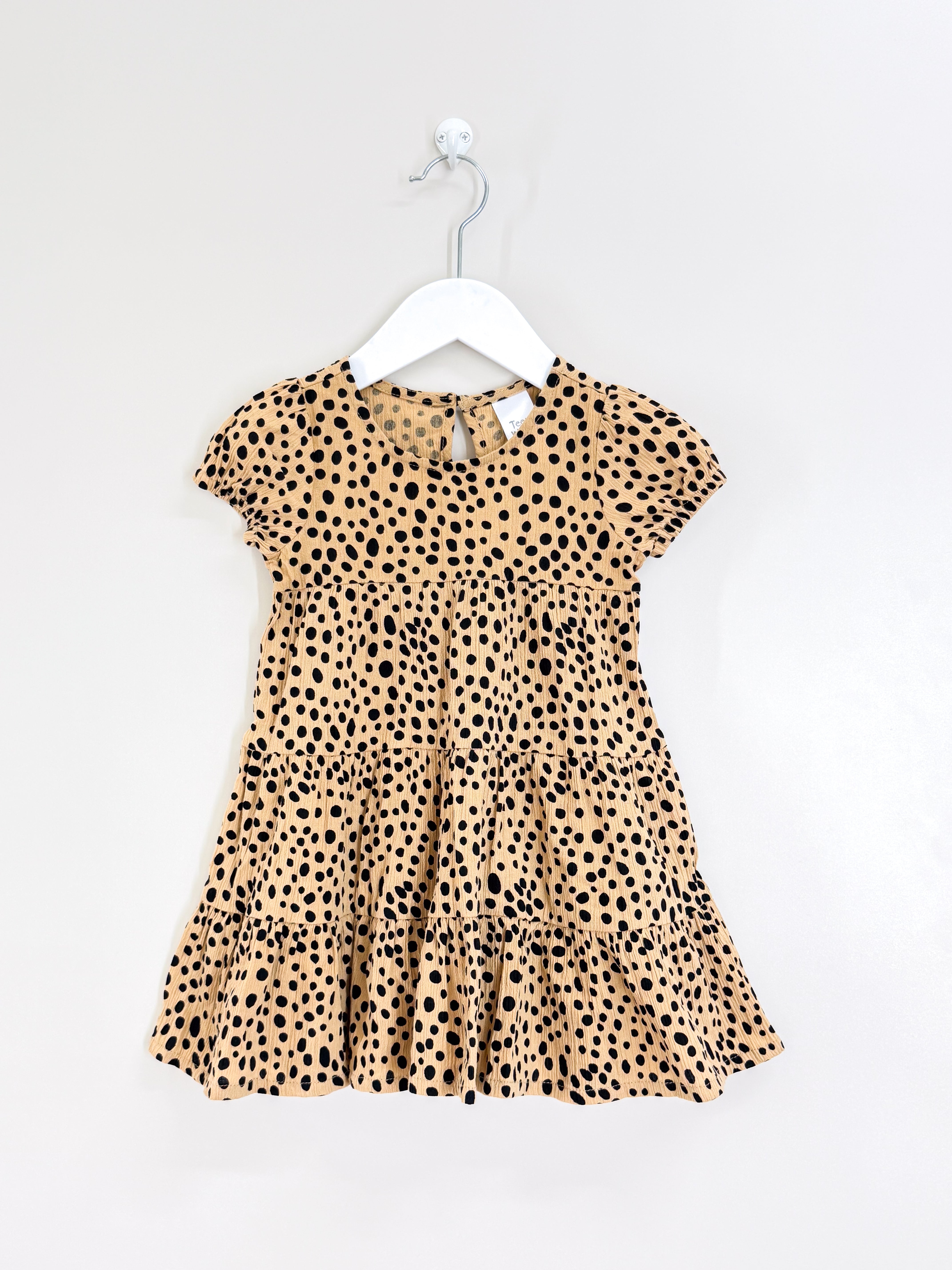 Teeny Weeny spotty crepe dress (12-18m)