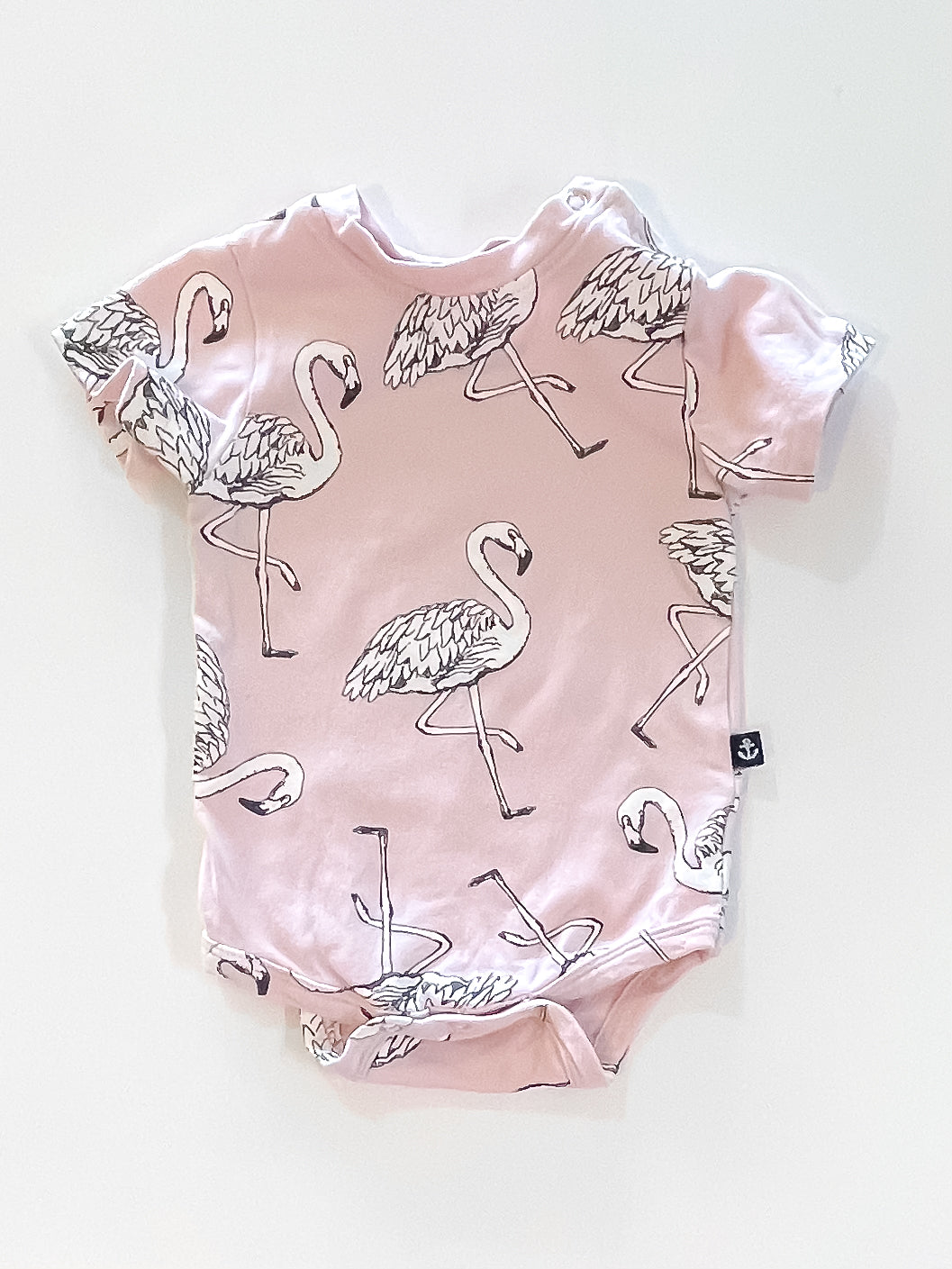 Hello Stranger flamingo bodysuit (0-3m)