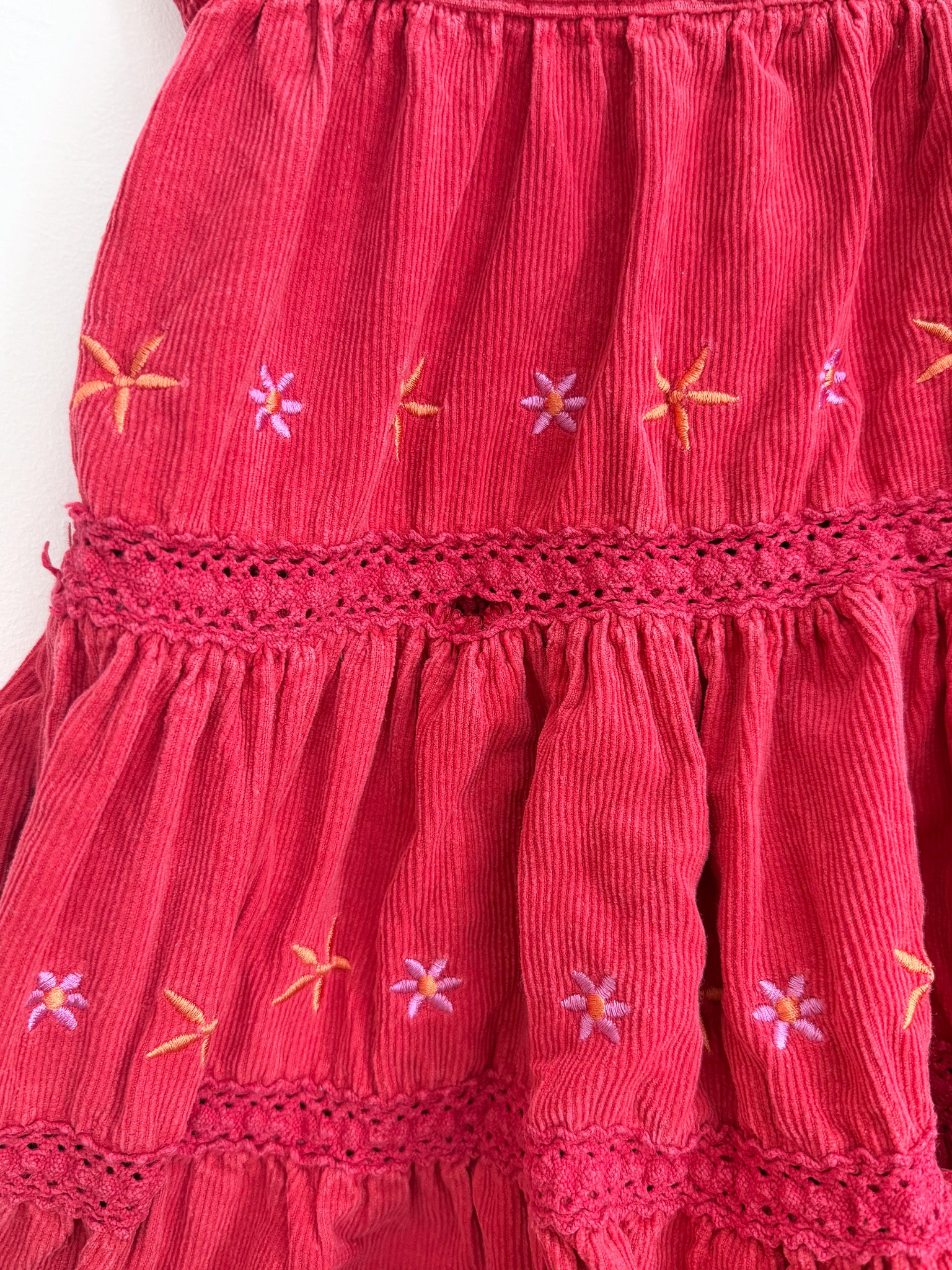 Vintage Pumpkin Patch pincord skirt '05 (5y) - SECONDS