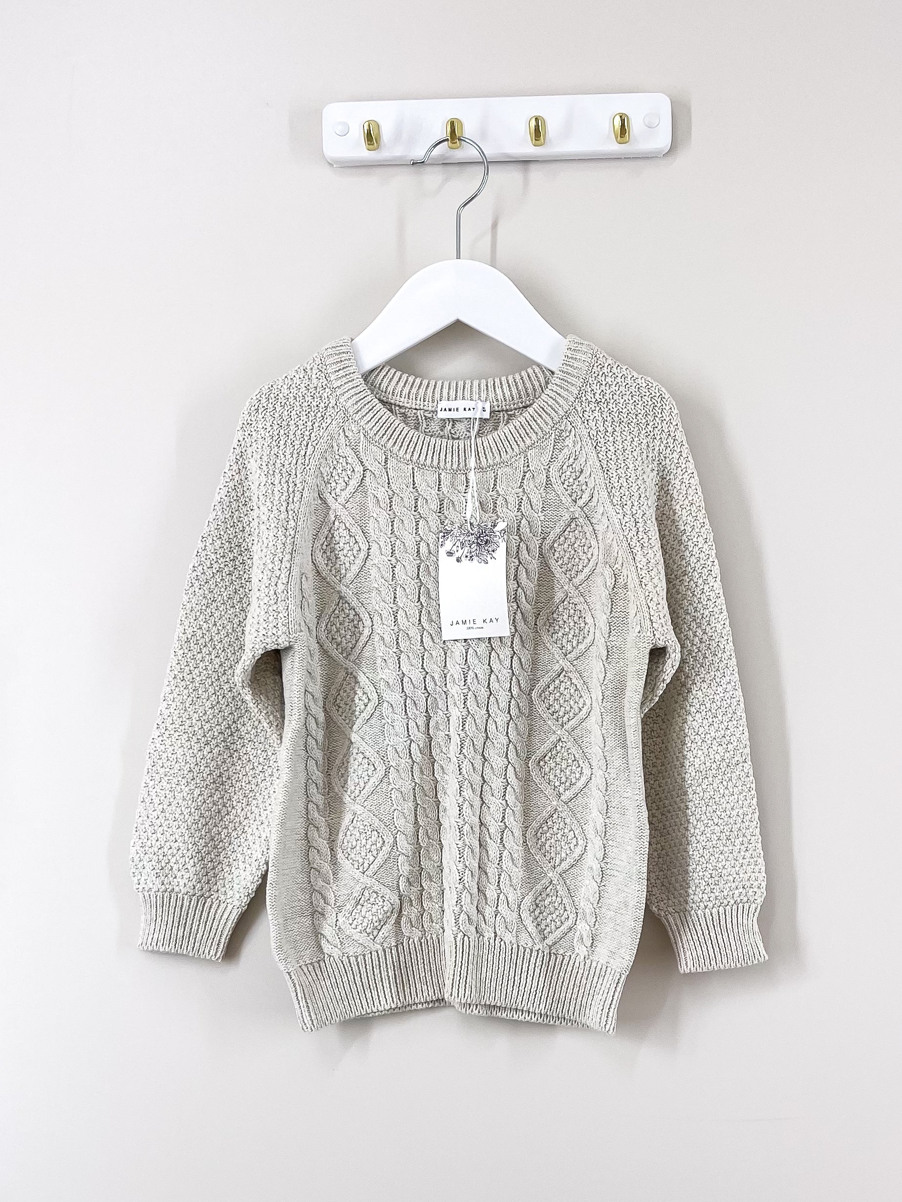 BNWT Jamie Kay cable knit (6y)