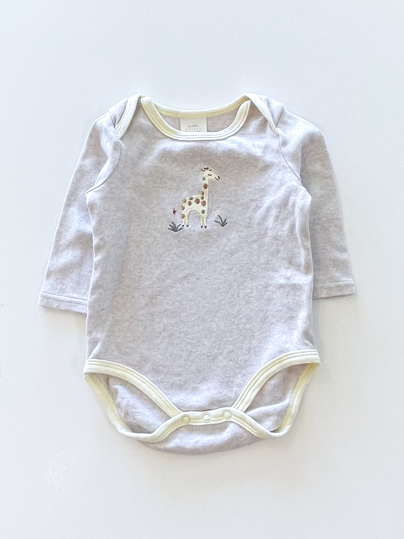 Little Bundle giraffe bodysuit (3-6m)