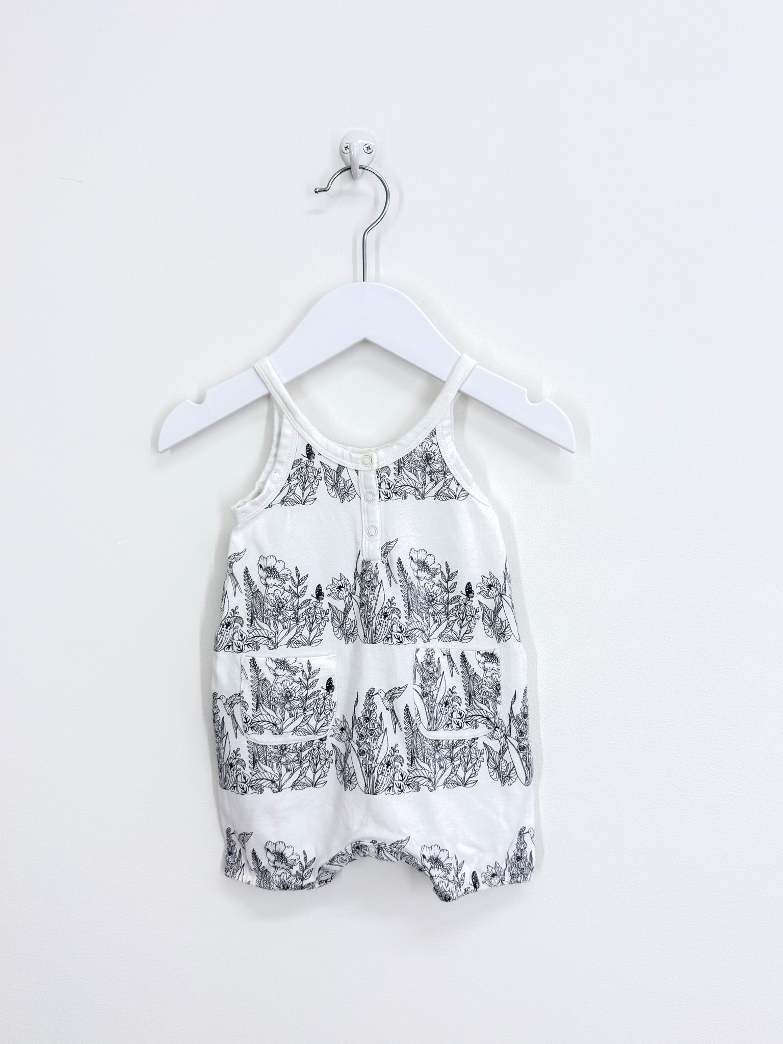 Wilson & Frenchy sleeveless romper (0-3m)