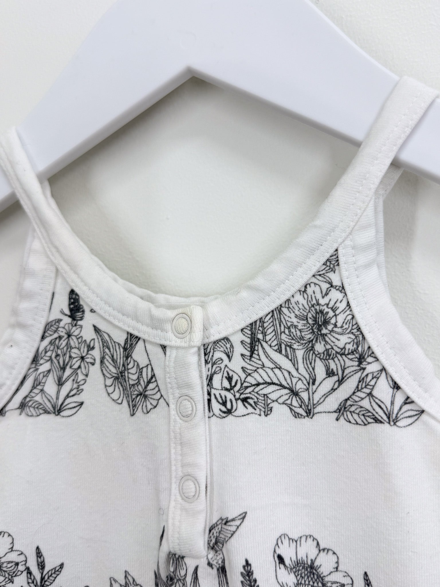Wilson & Frenchy sleeveless romper (0-3m)