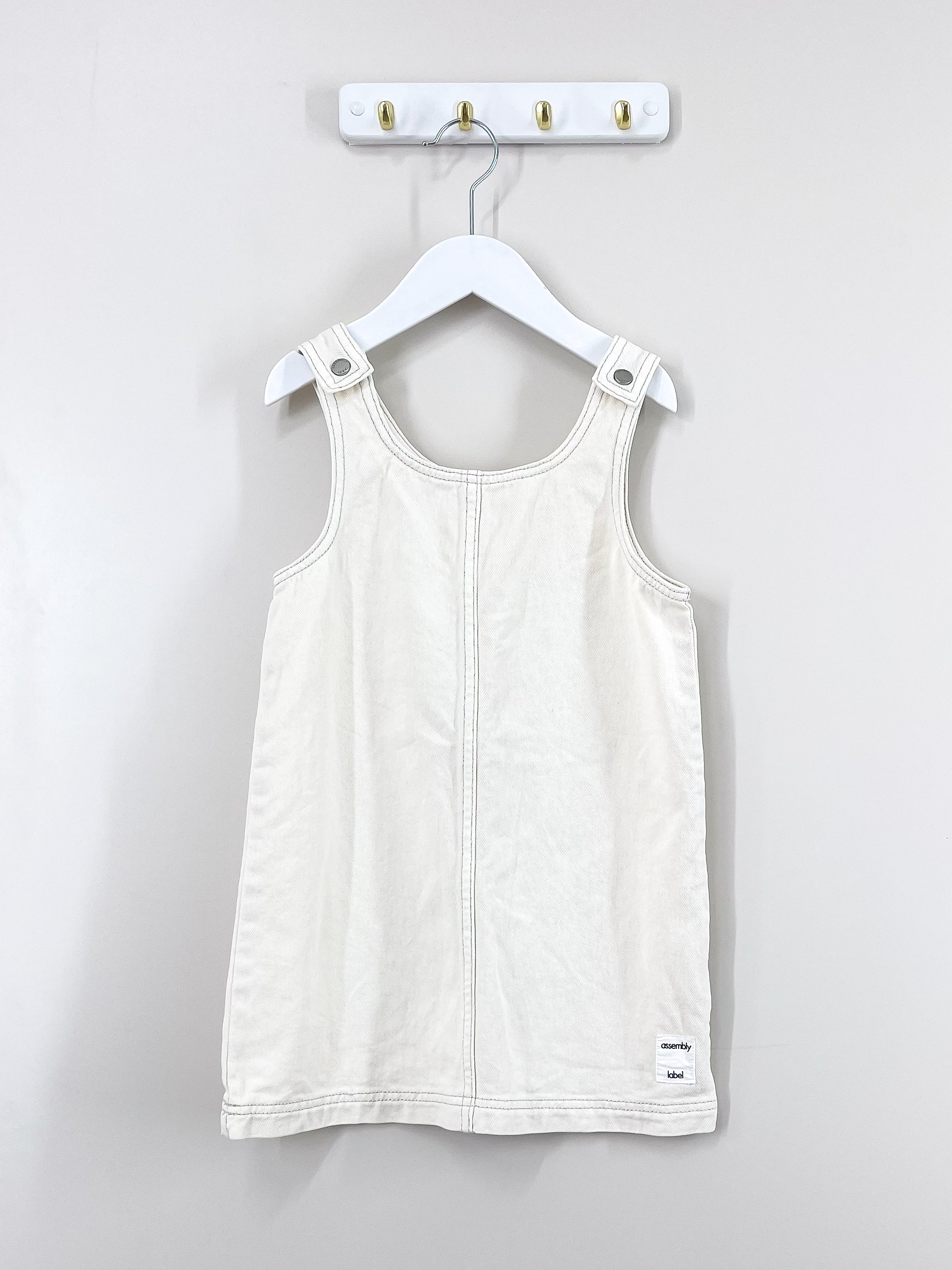Assembly Label denim pinafore dress (6y)