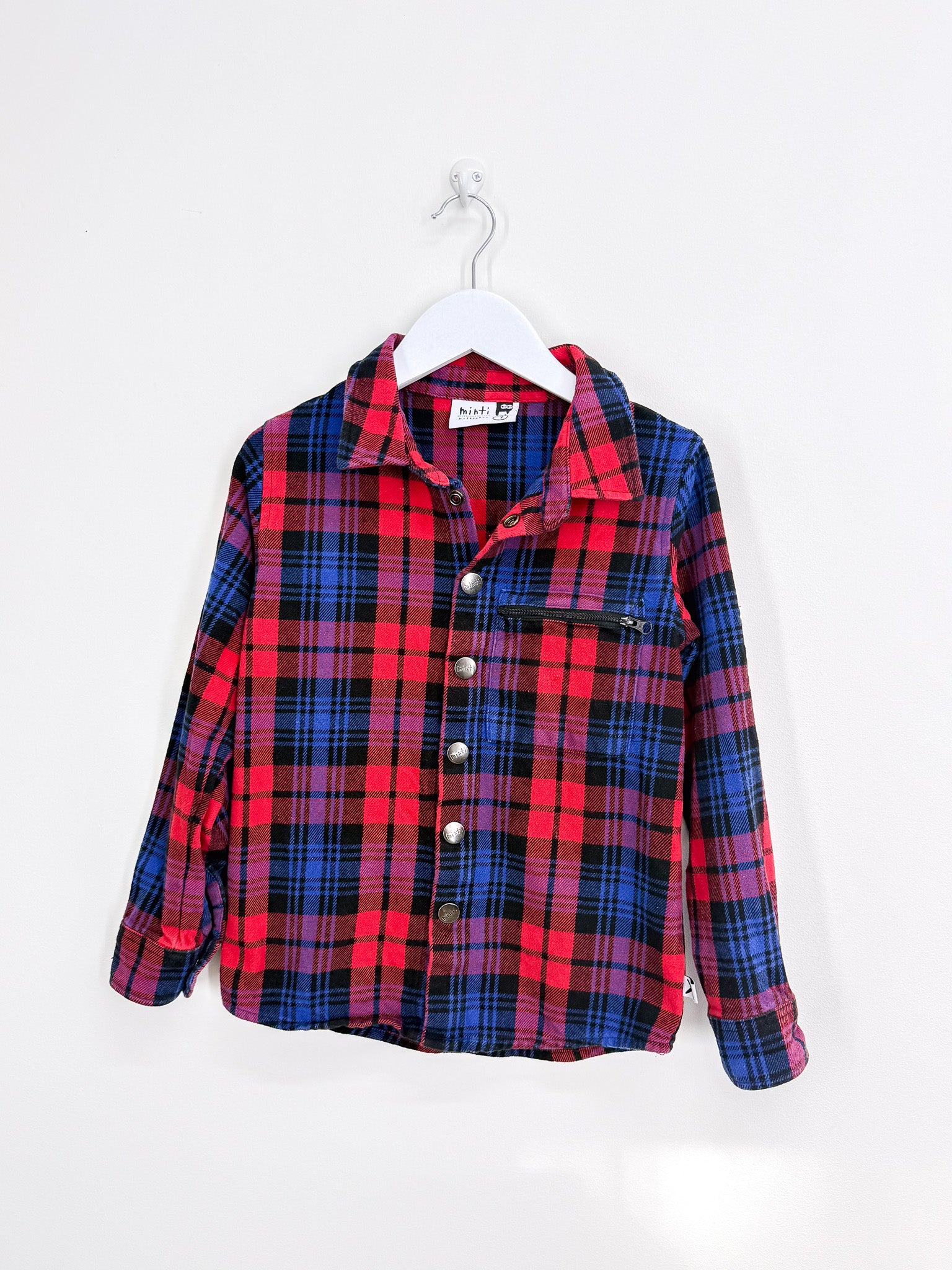 Minit plaid shirt (7y)