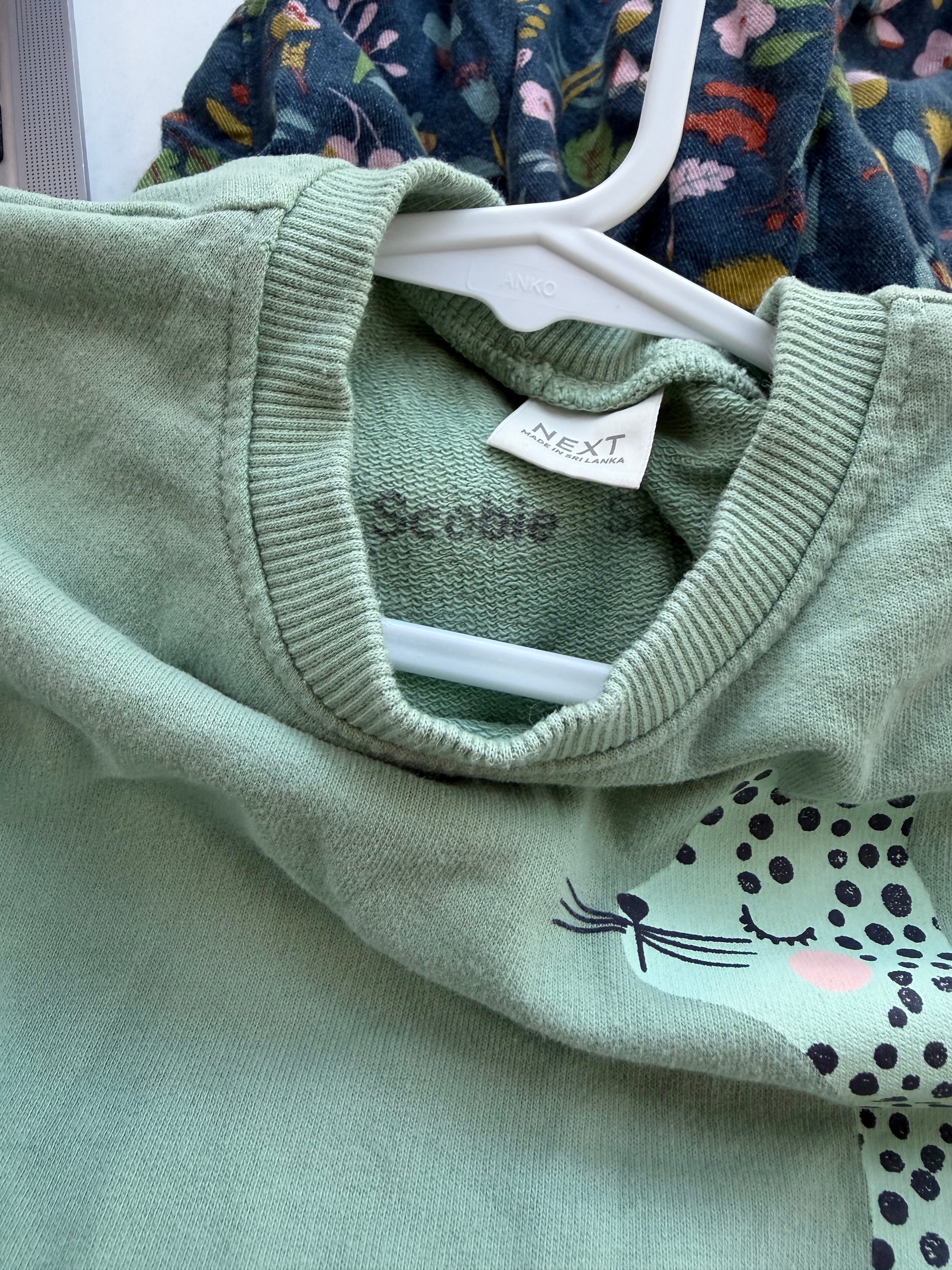 Next cheetah pullover (9-12m) - SECONDS