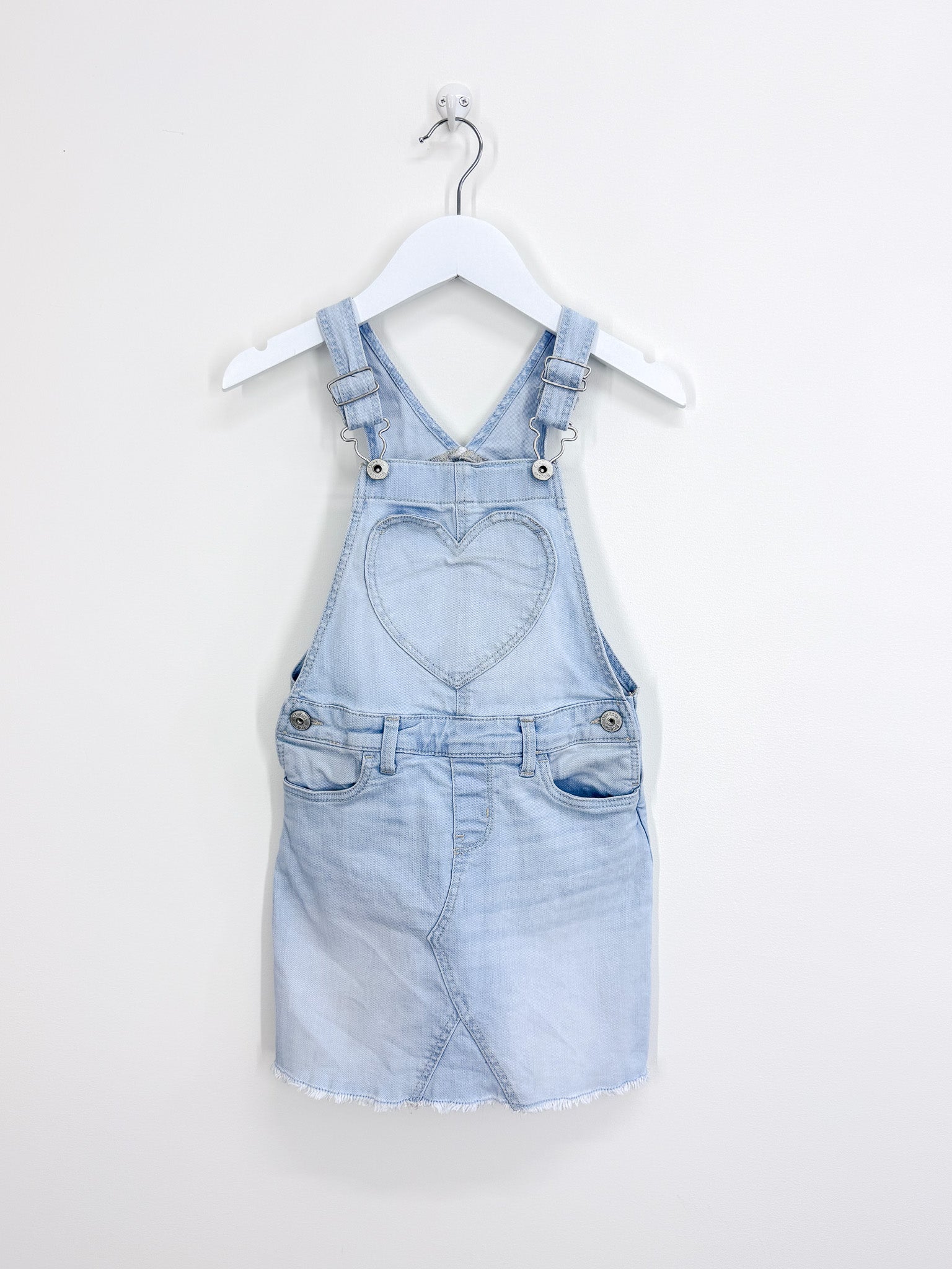 OshKosh classic denim pinafore dress (5y)