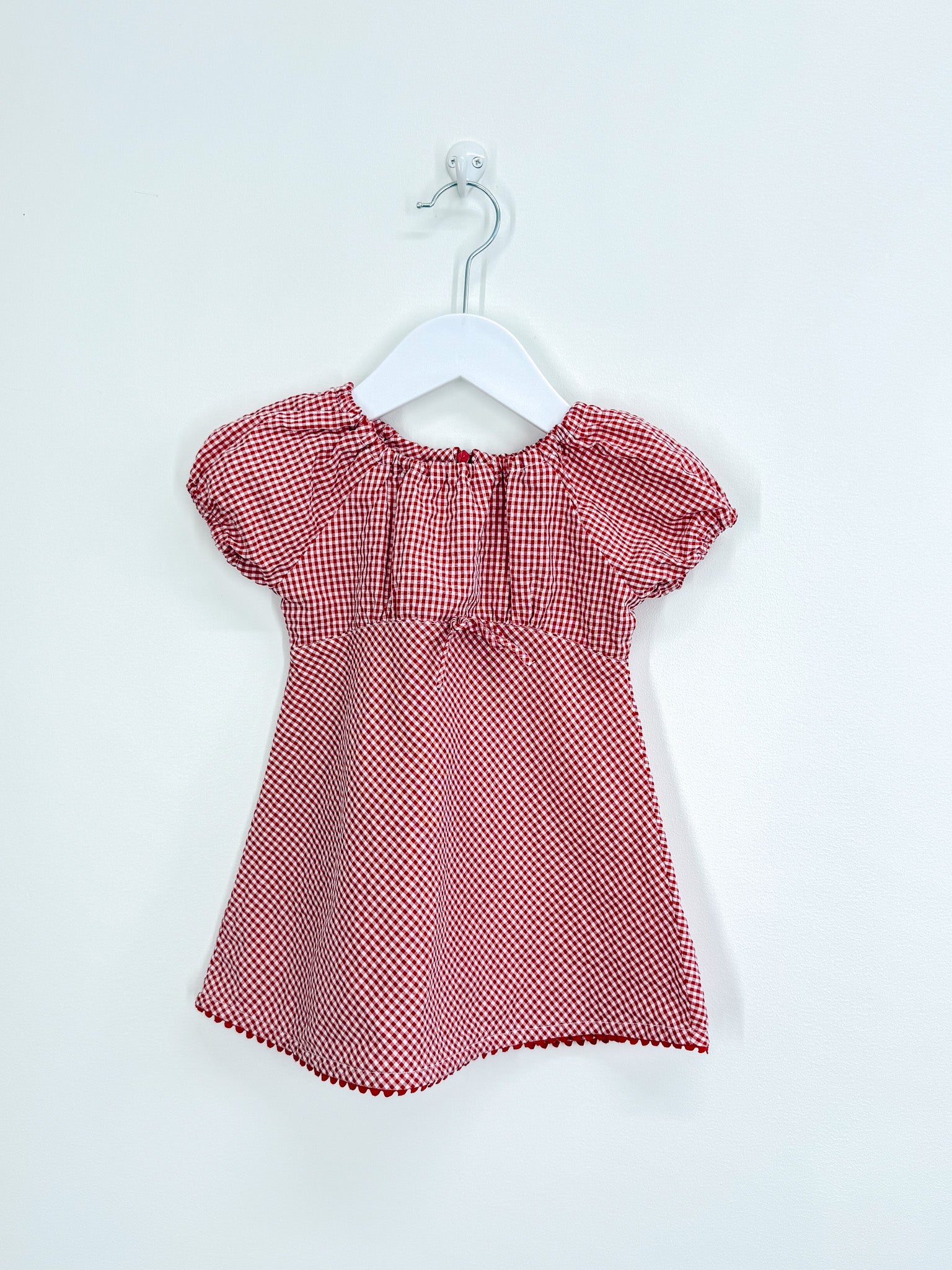 Sweetheart gingham picnic dress (18m)