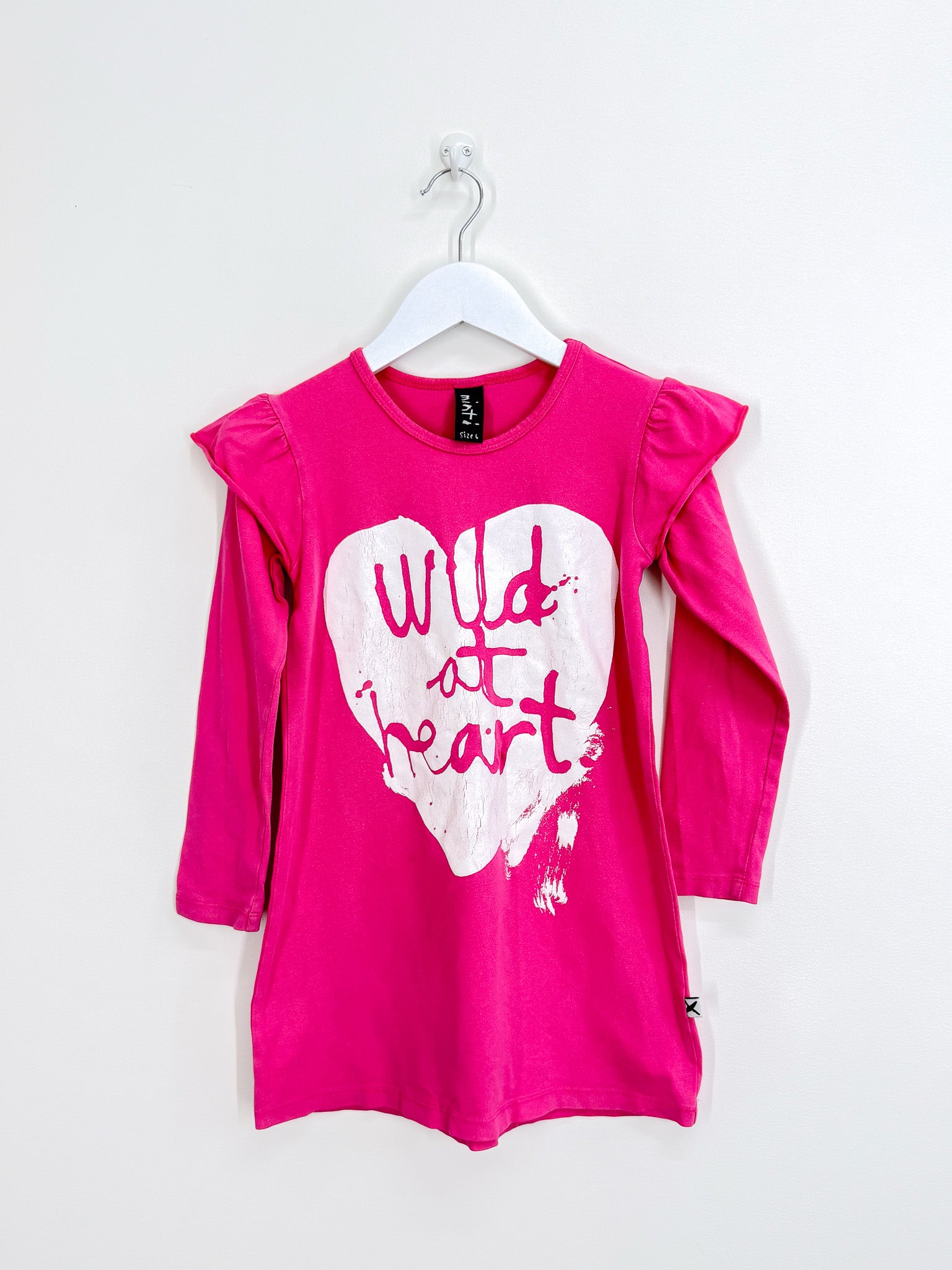 Minti wild at heart long sleeve dress (6y)