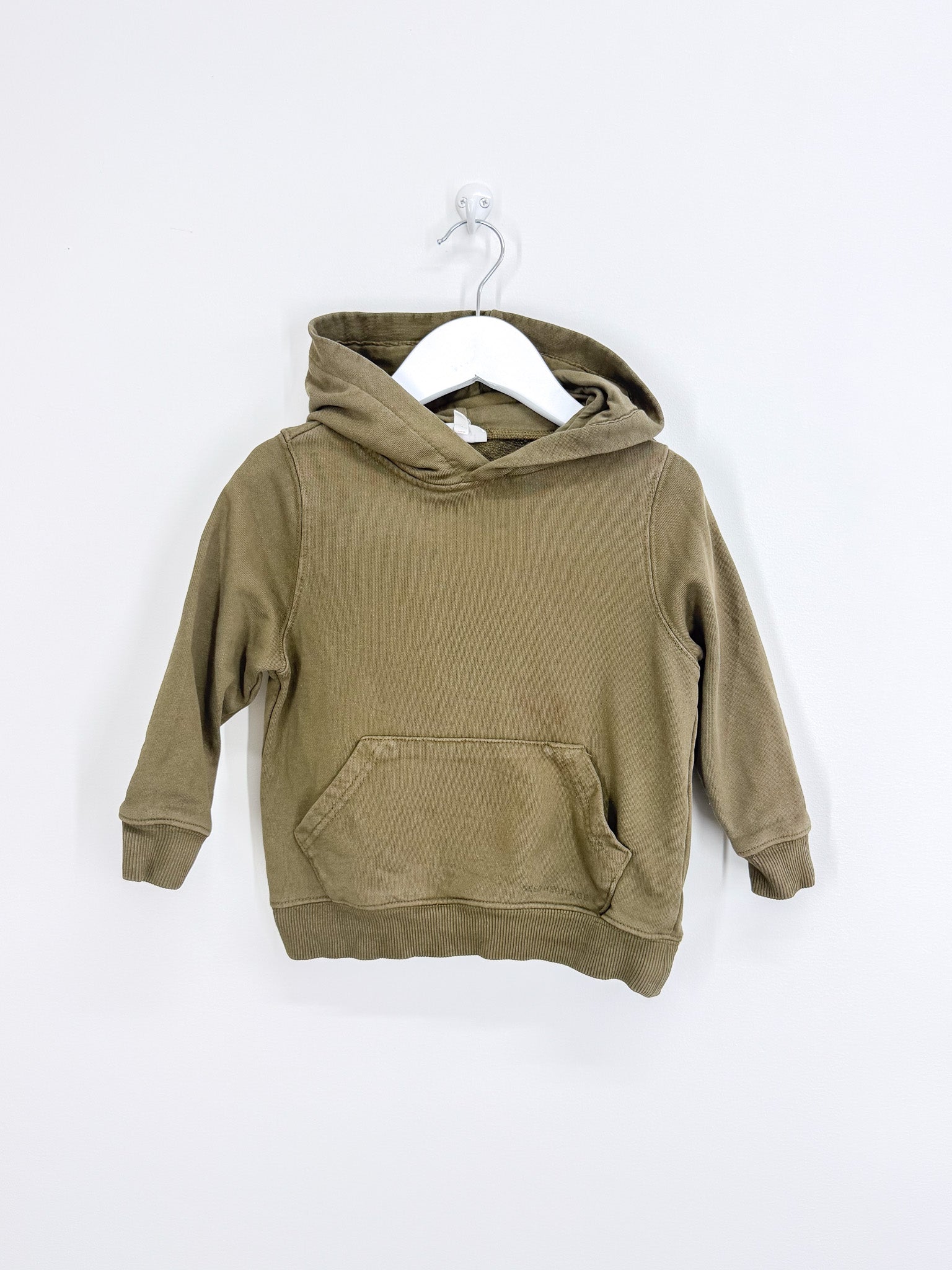 Seed khaki hoodie (2y) - SECONDS